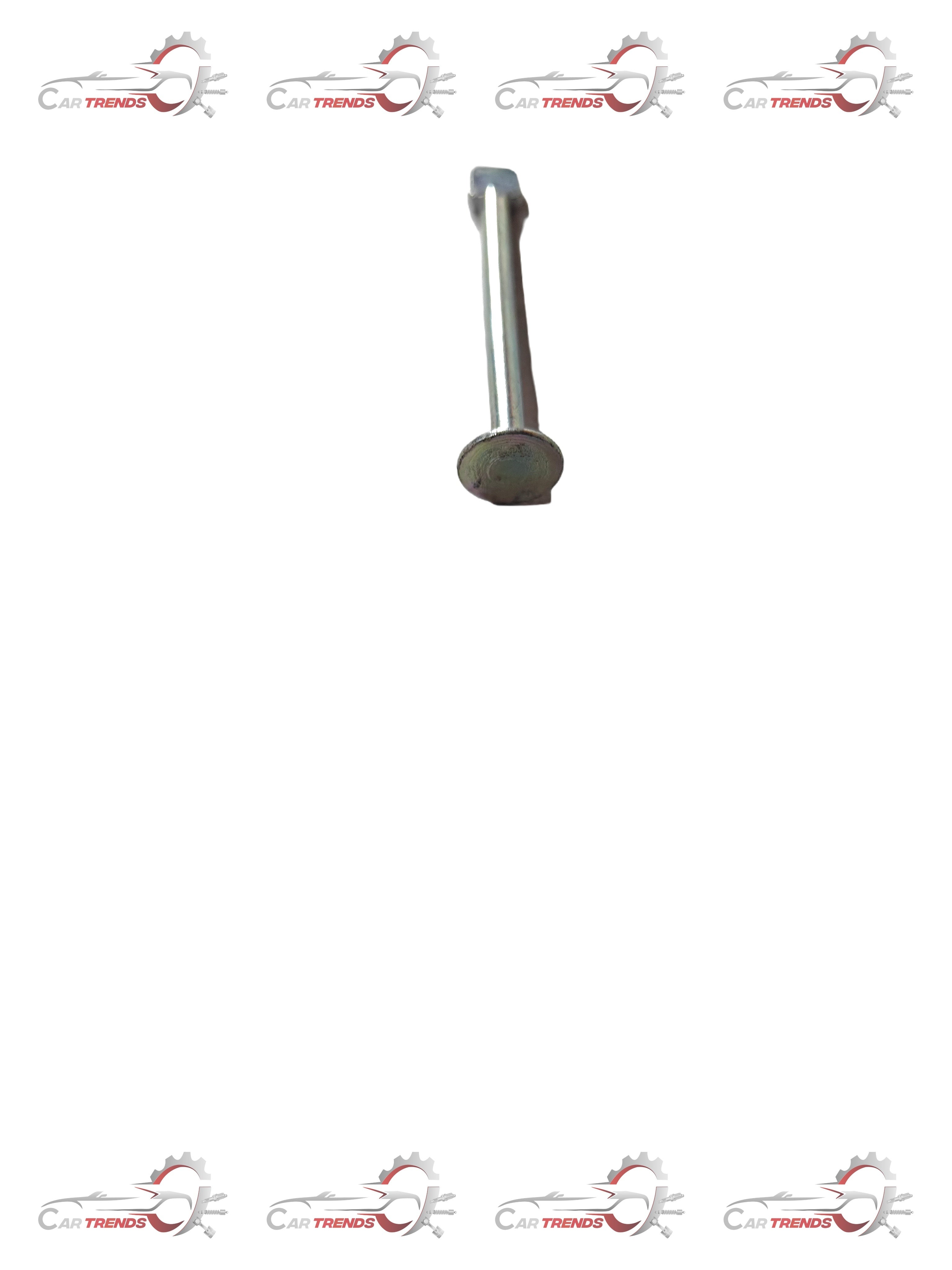 Chevrolet Aveo CarTrends pin spring retainer, spare parts component for engine or suspension system, black metal clip.