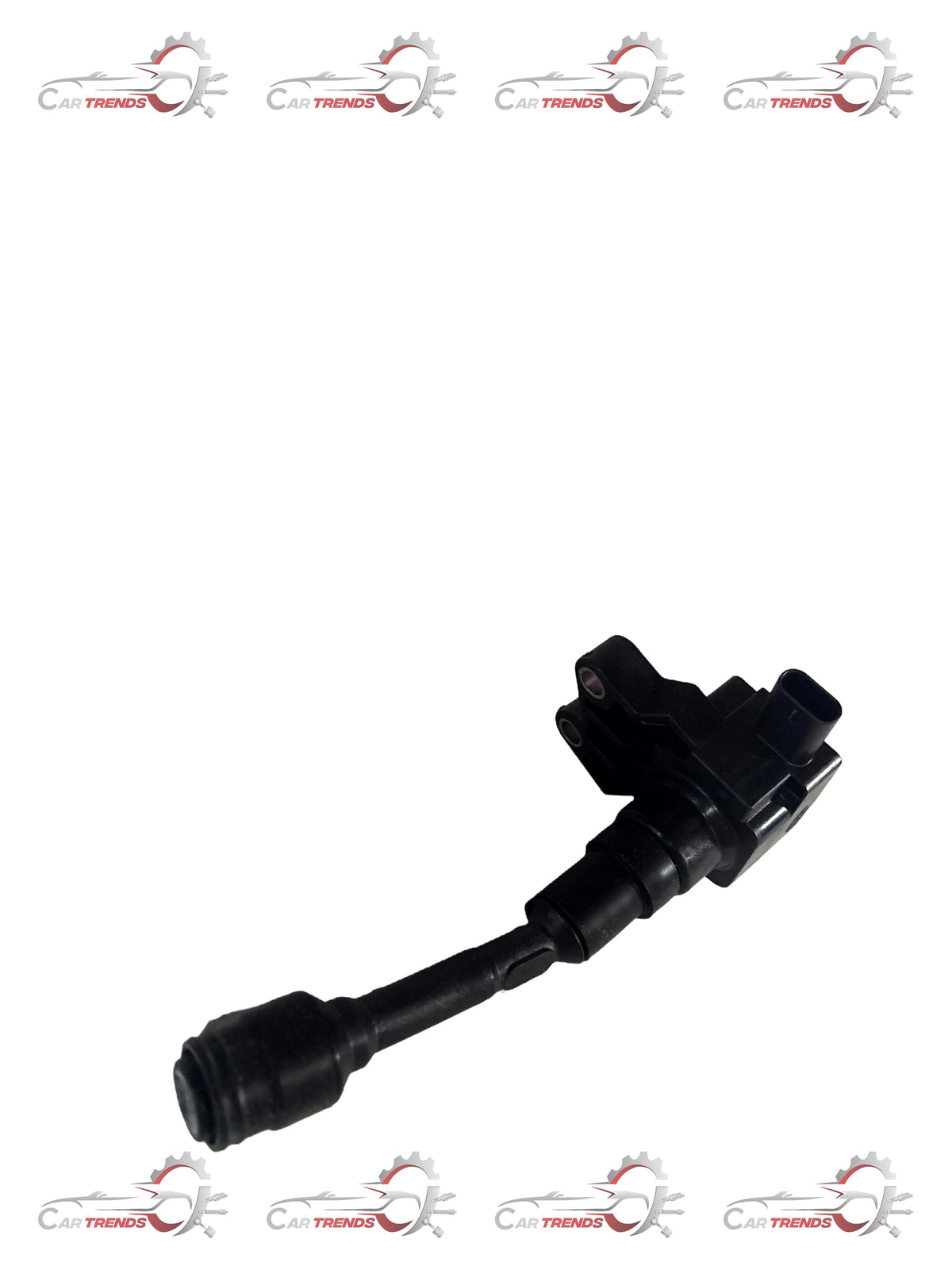 CarTrends ignition coil for EcoSports, automotive spare part, close-up of the black ignition coil component.