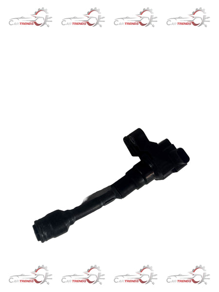 CarTrends ignition coil for Ford EcoSport, spare part replacement showing the coil and wiring in a close-up view.