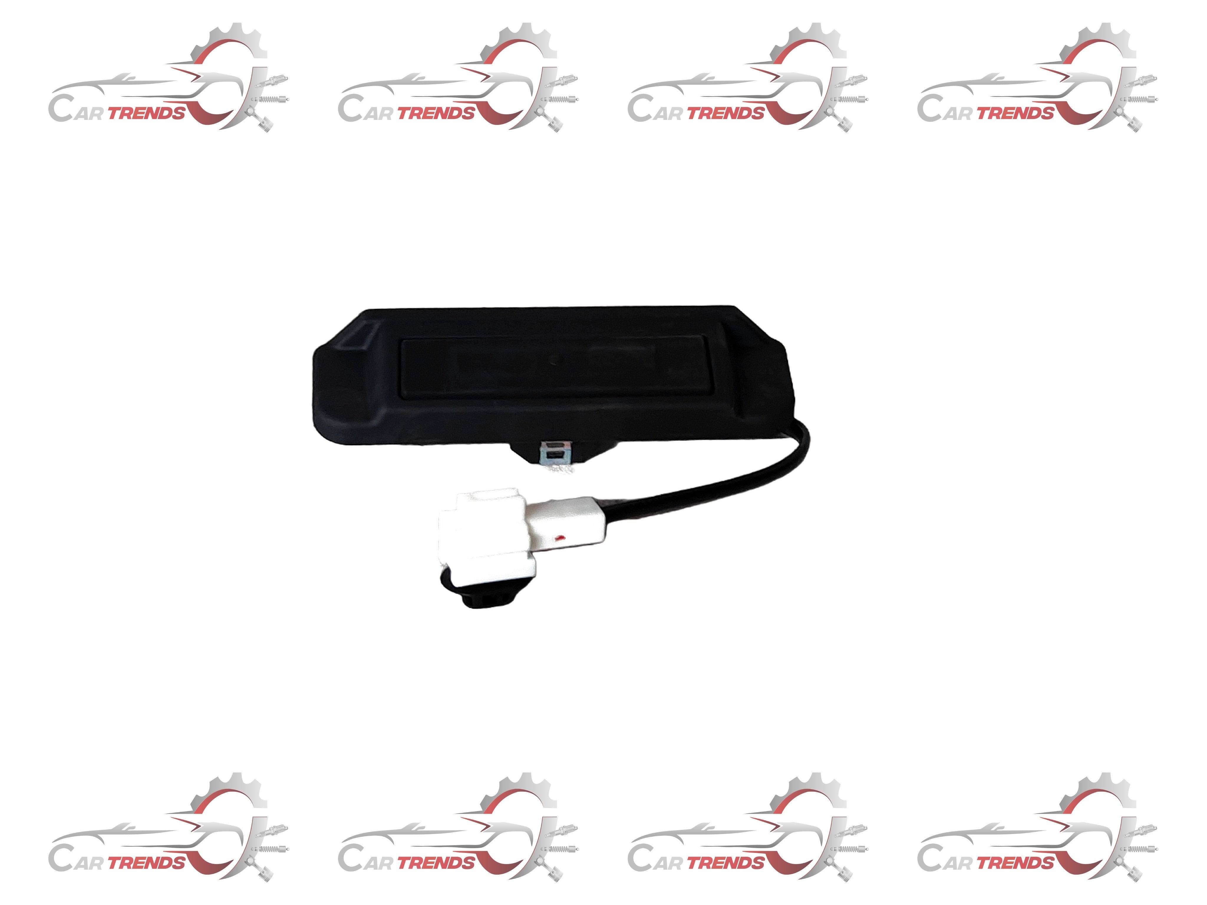 CarTrends DICCI Handle I20 Elite spare part, showing a close-up of the black handle with mounting points and branding.