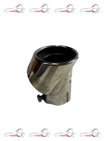 CarTrends exhaust tail tip spark for vehicle spare parts, showcasing a chrome finish and sleek design.