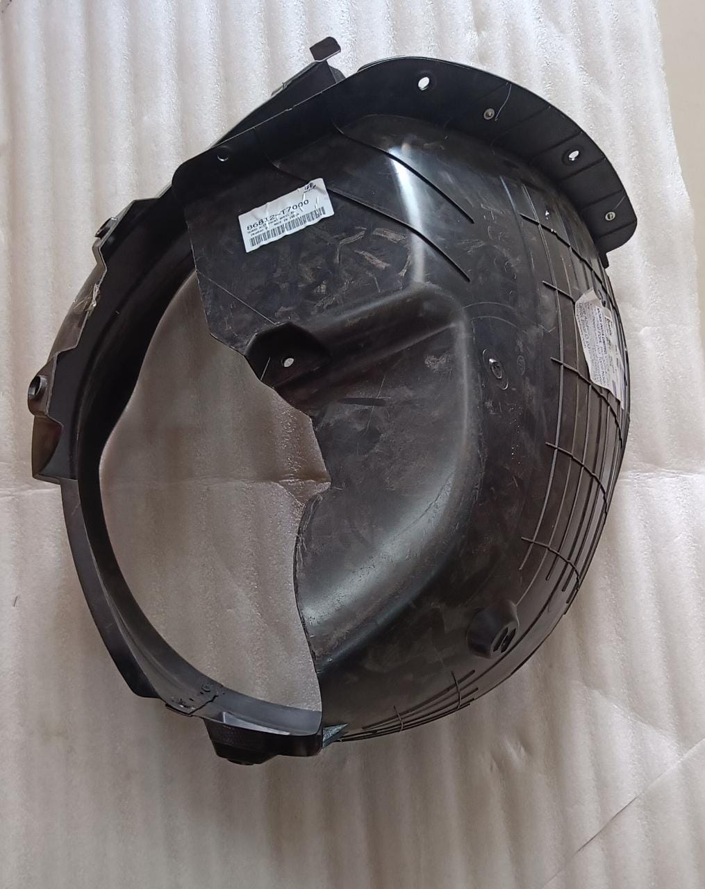 CarTrends Fender Lining for I20 2020 model, right side, spare part with product code 86812T7000, visible in the image.