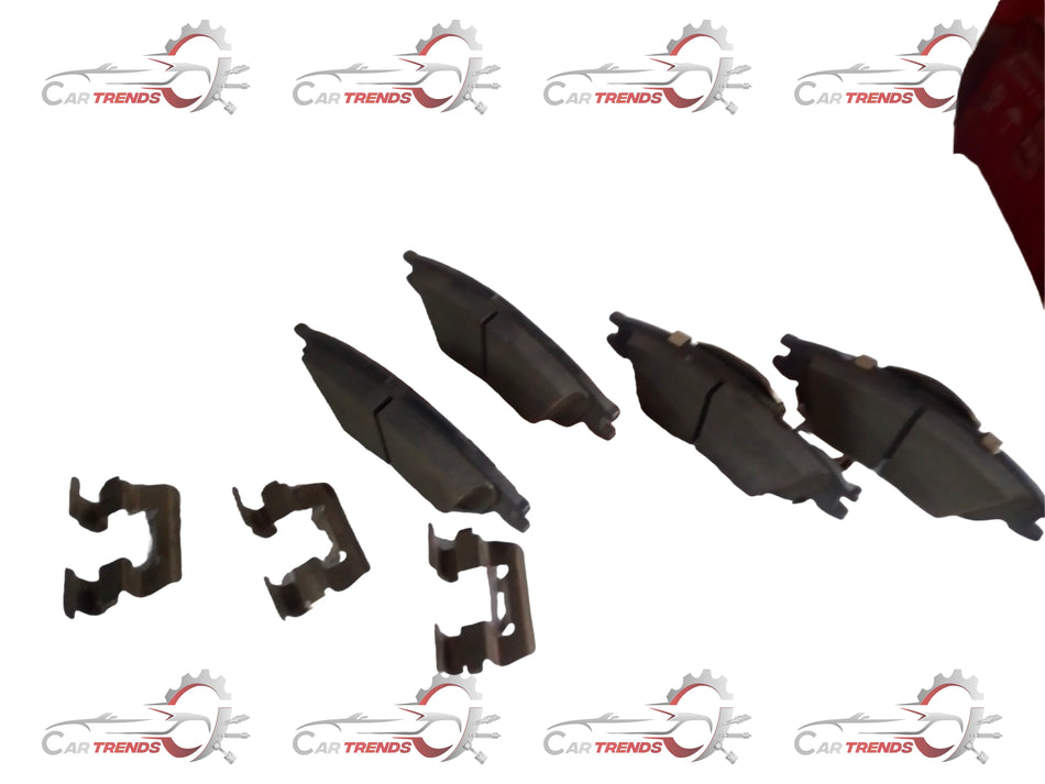 CarTrends front brake pad Eon 581014NA30, spare car parts for vehicle braking system, shown in the image.