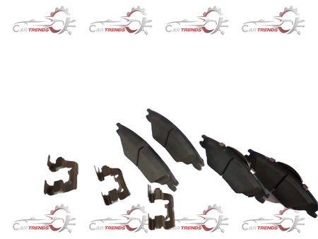 CarTrends front brake pad Eon 581014NA30, spare auto parts image showing brake pad with detailed friction surface.