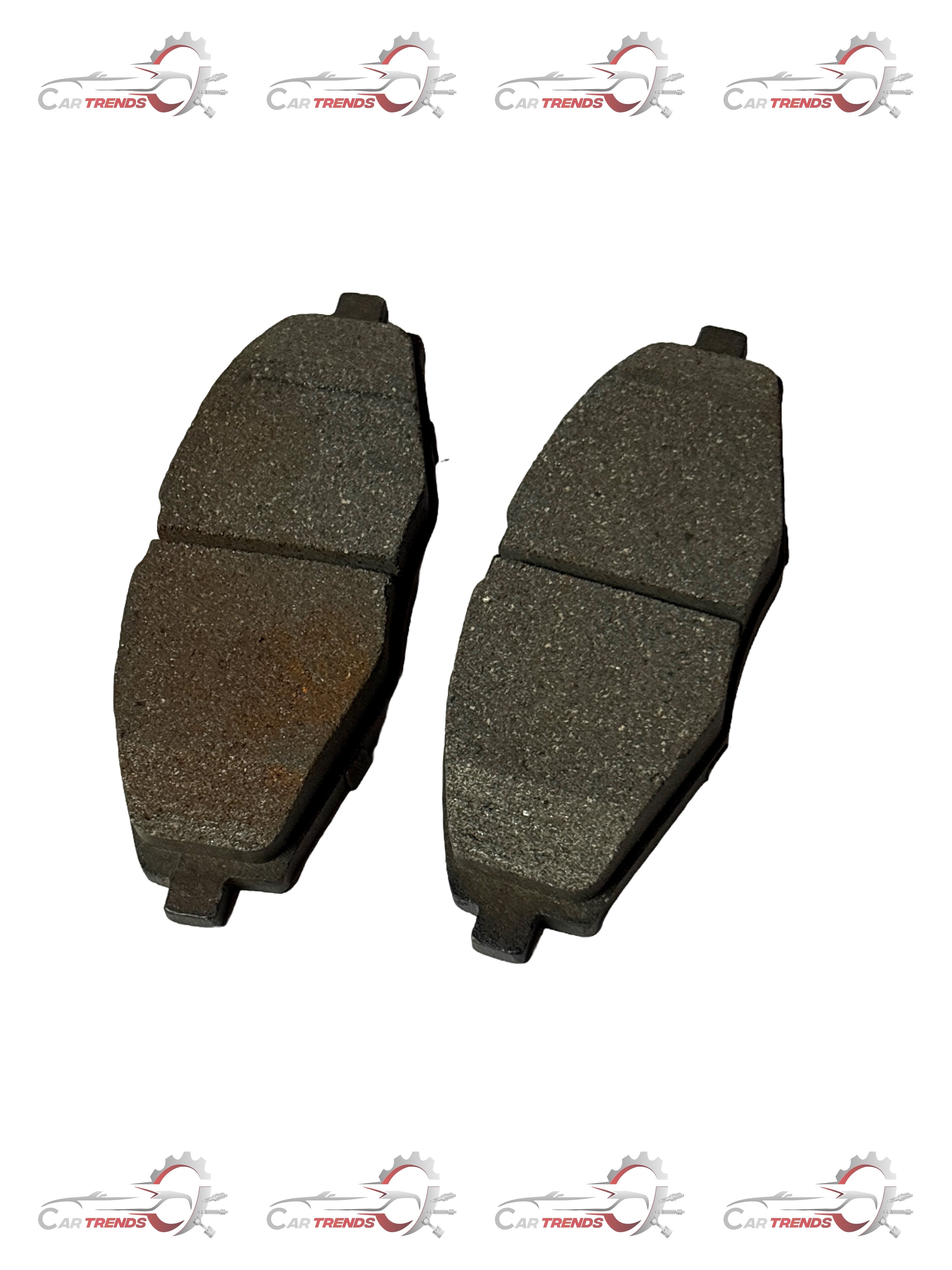CarTrends Front Brake Pad Spark J28282876, automotive spare part with metal backing and brake friction surface.