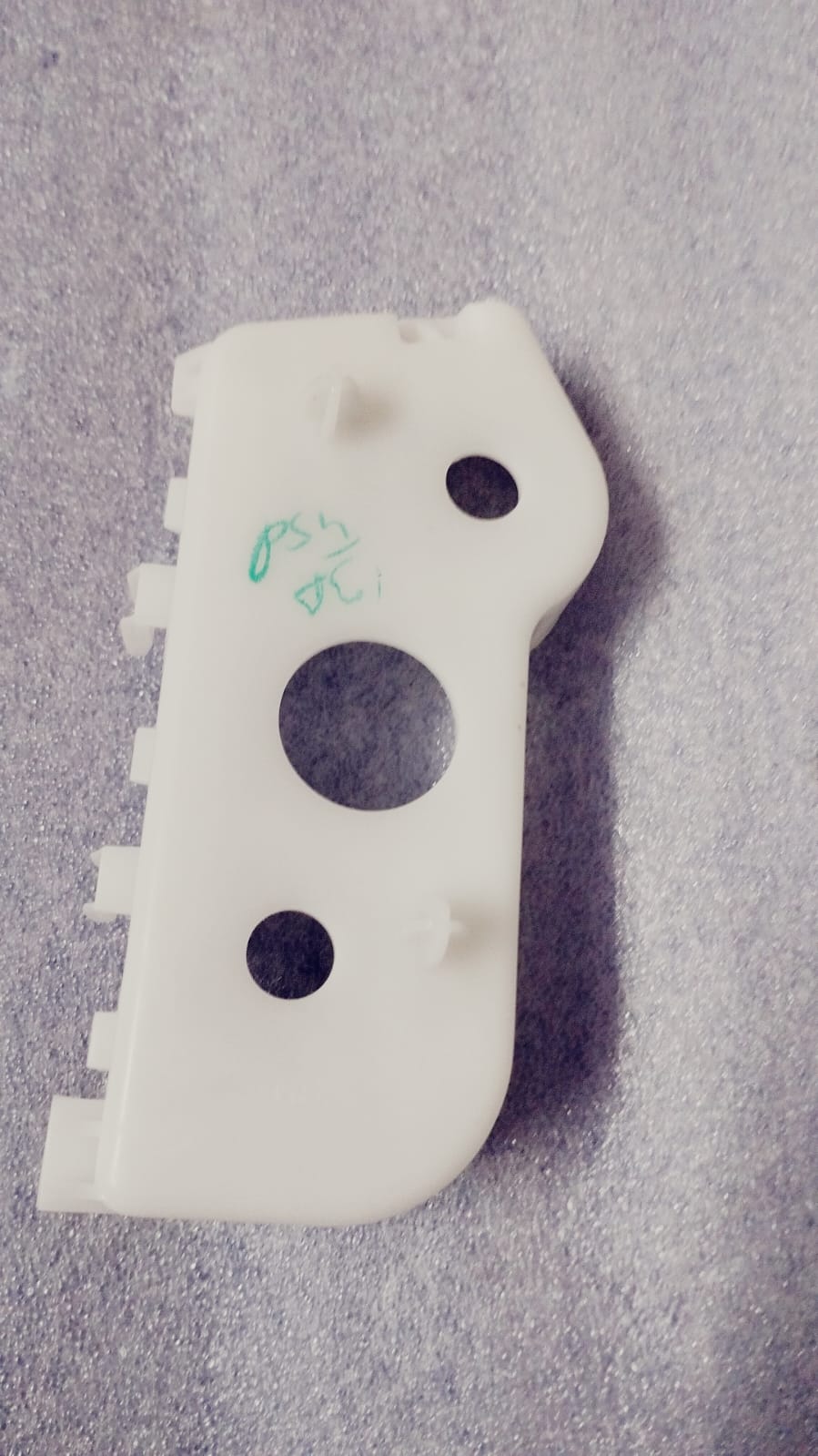 CarTrends front bumper bracket for Scorpio right-hand side, spare car part showing mounting points and metal construction.