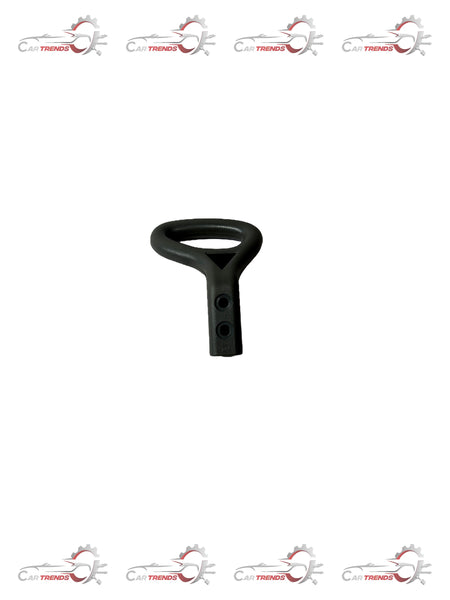 CarTrends front left seat rail knob for Opel Optra, spare car parts, close-up view of the black plastic handle.