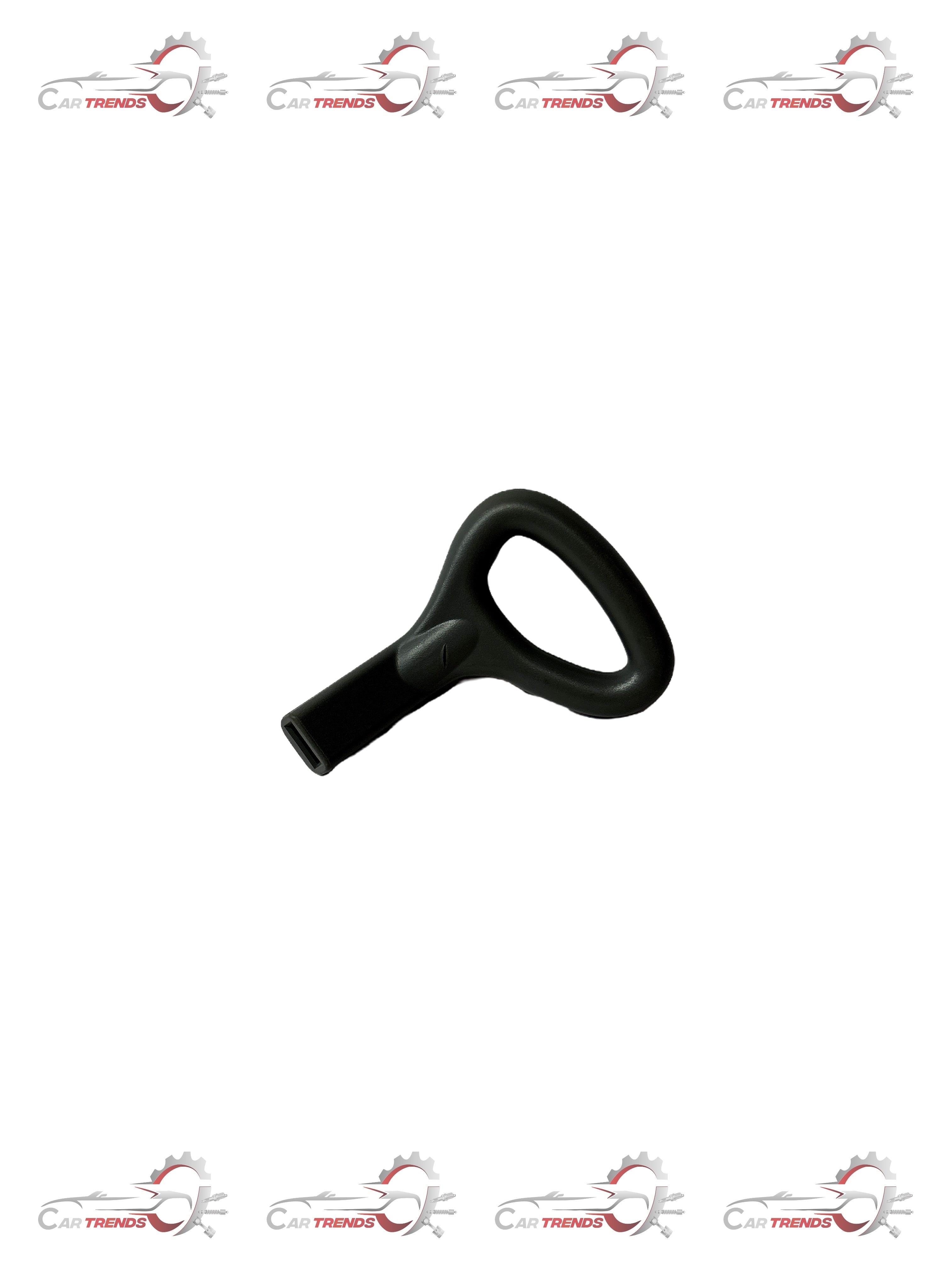 CarTrends front left seat rail knob for Optra, automotive spare part showing the black plastic handle and mounting hardware.