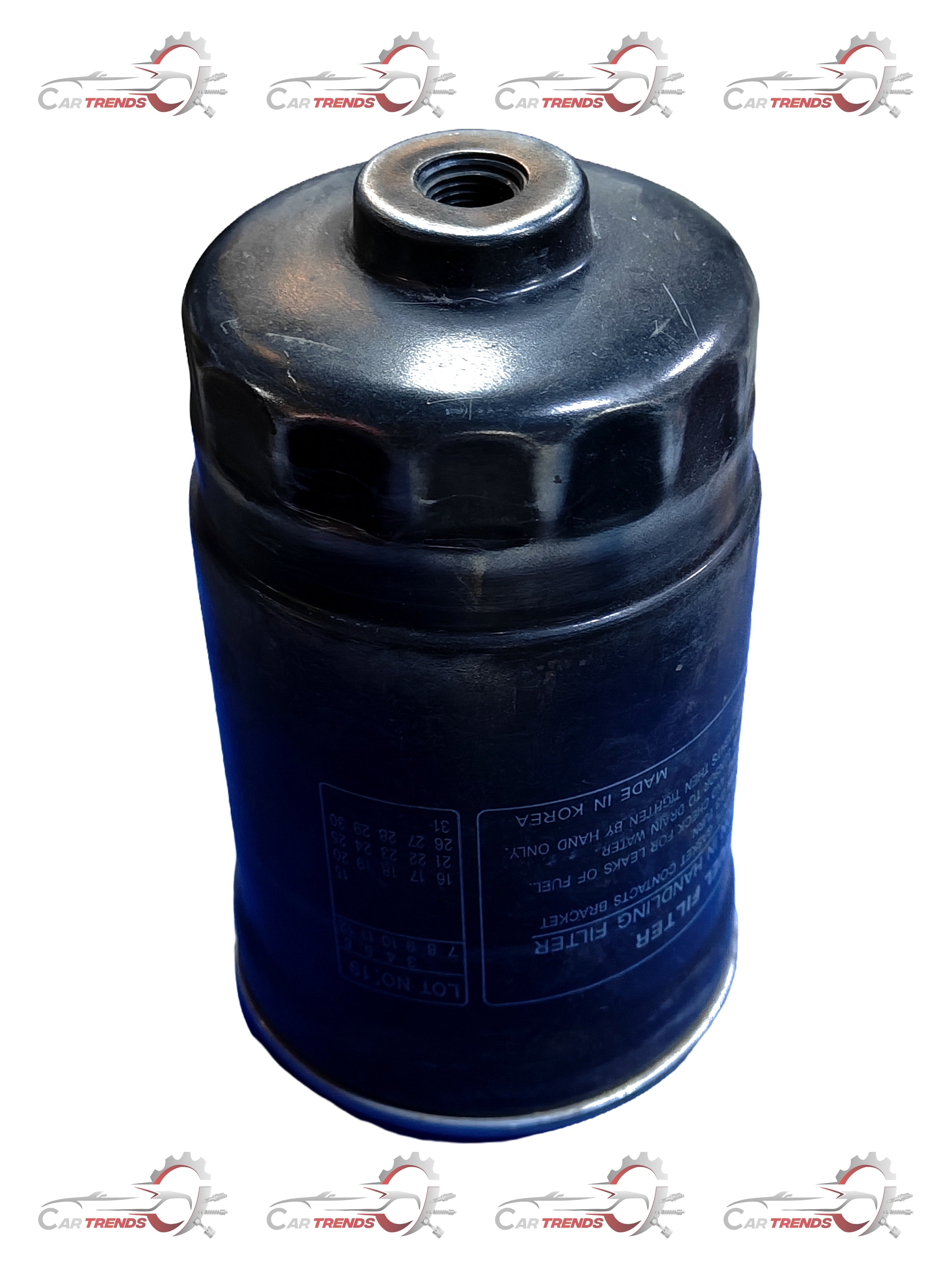 CarTrends fuel filter for Creta, spare part with model 319222E900, showing the compact filter component for vehicle maintenance.