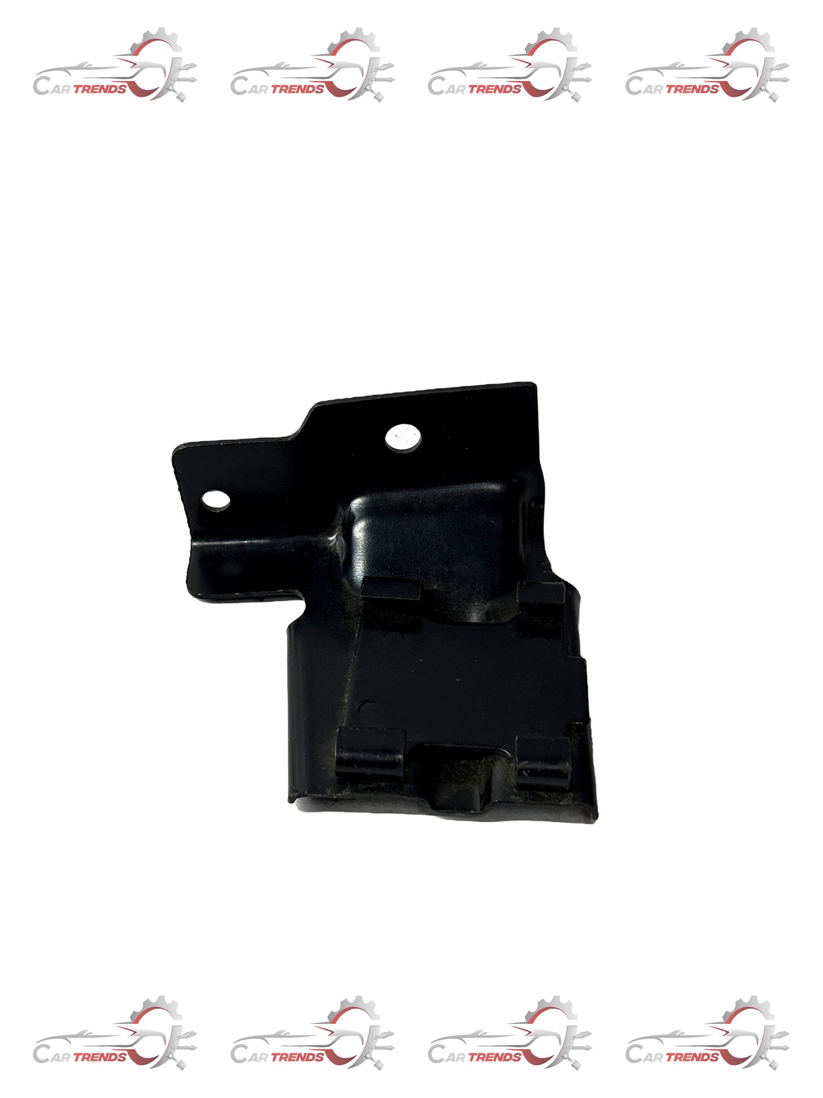 CarTrends fuel filter bracket for Enjoy vehicle, spare part shown with mounting details and metal construction.