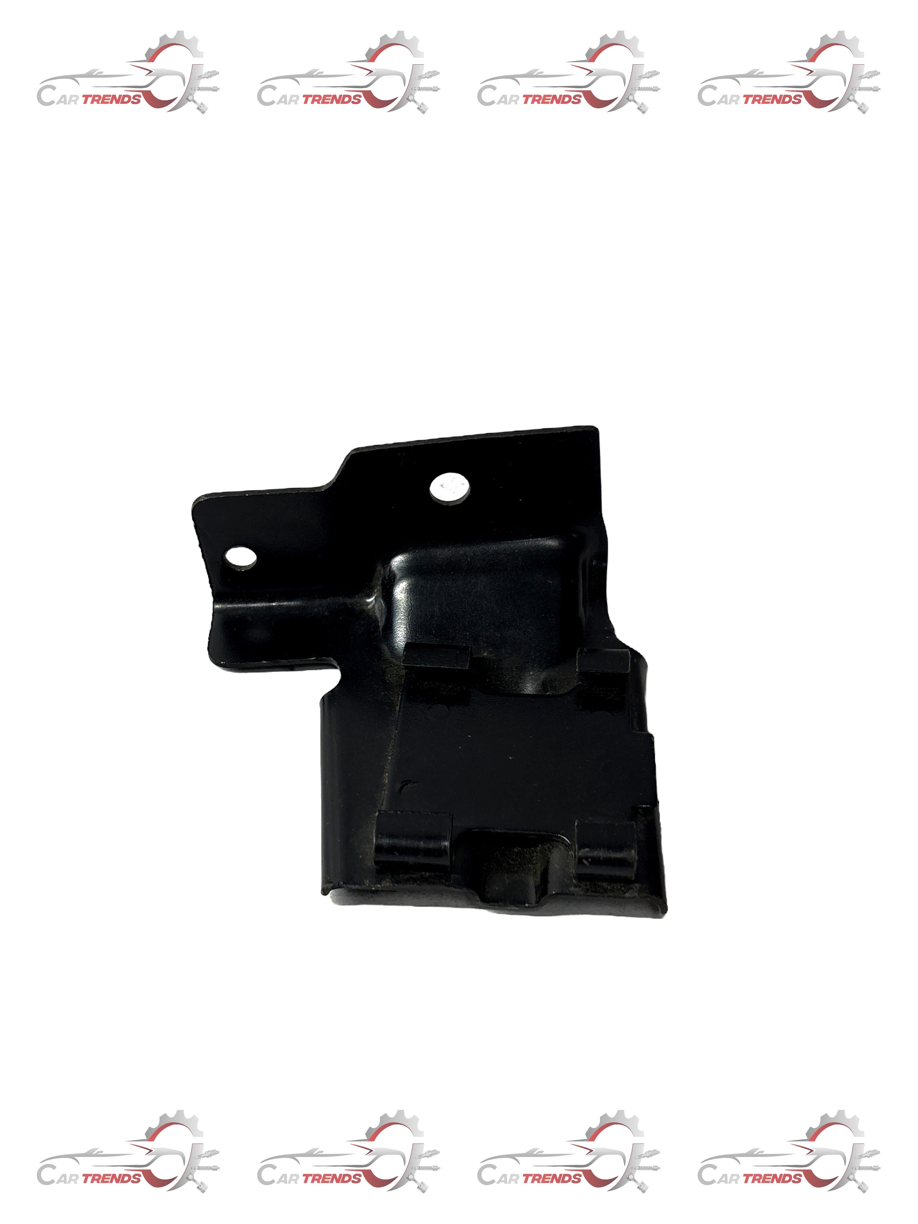 CarTrends fuel filter bracket for Enjoy vehicle, spare part shown with mounting details and metal construction.