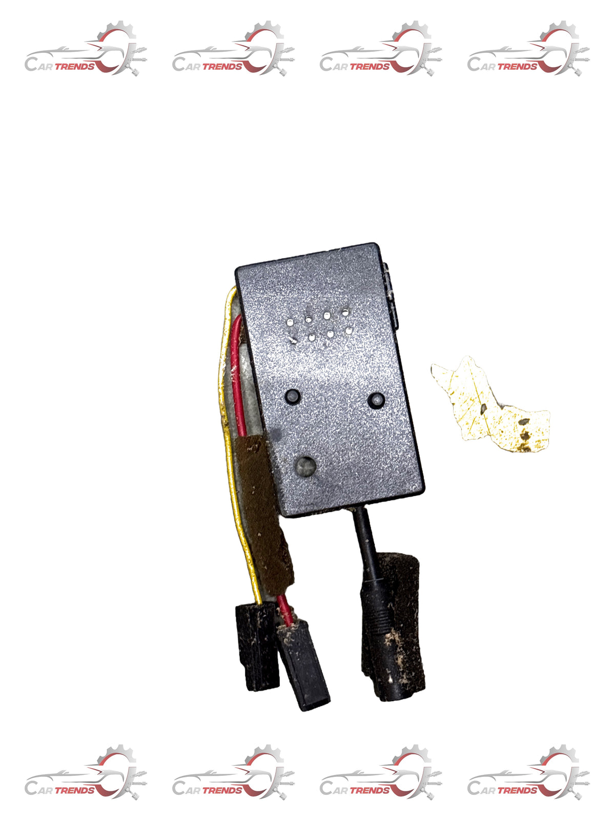 CarTrends glass antenna module for Aveo, spare part with J96652379, showing a clear, rectangular glass antenna component.
