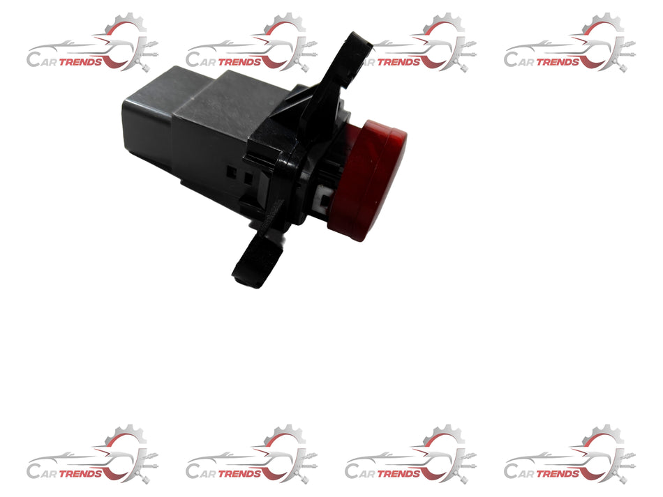 CarTrends Hazard Switch Spark J96602502 spare part, close-up of the black plastic switch for vehicle hazard lights.