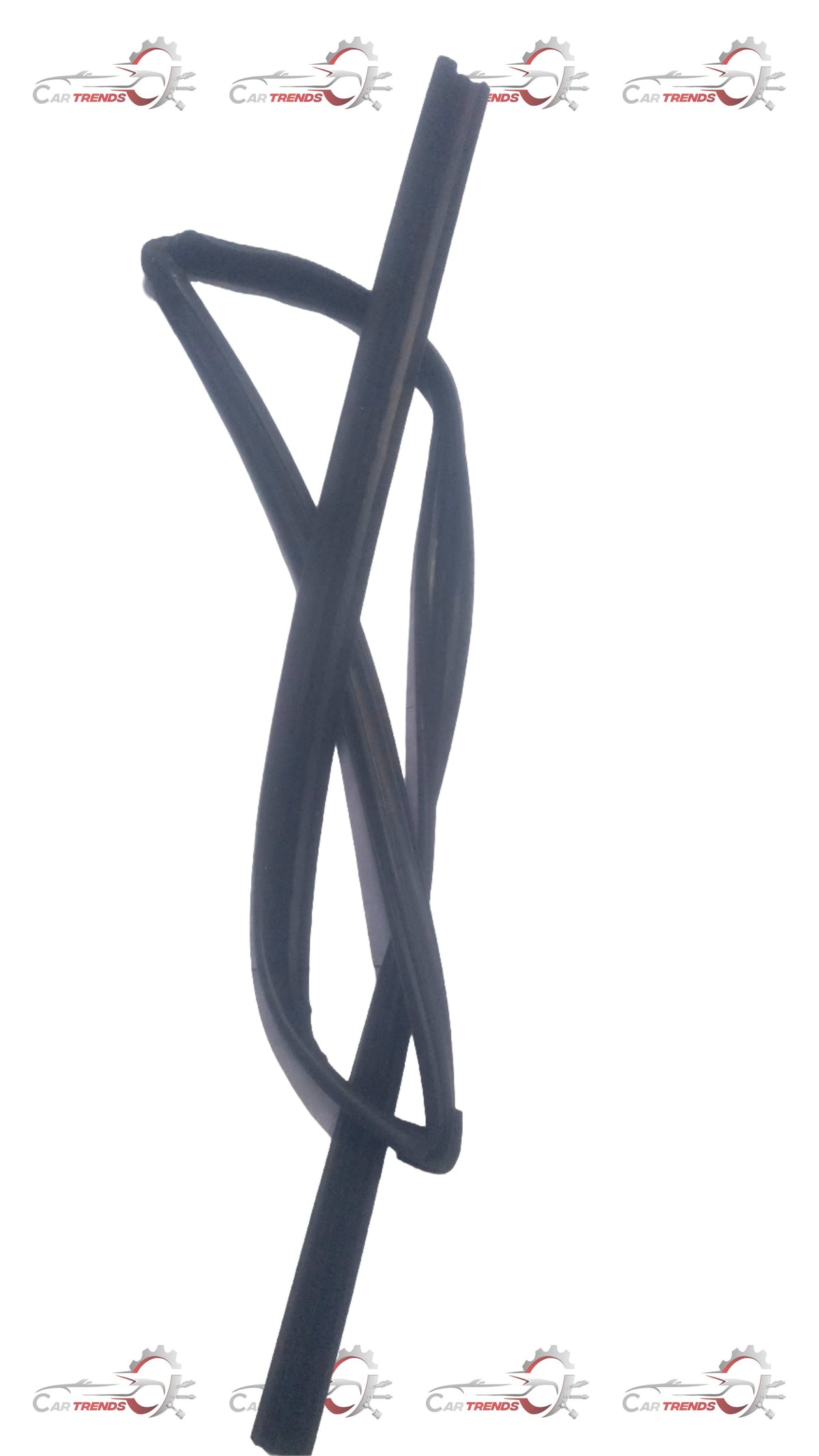 Hyundai Santro rear door glass chain spare part by CarTrends, close-up of the black chain component for vehicle window mechanism.