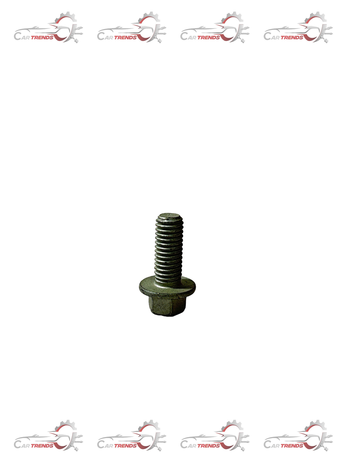 CarTrends power steering pump bolt for spare parts, close-up of the metal bolt with threading and mounting features.