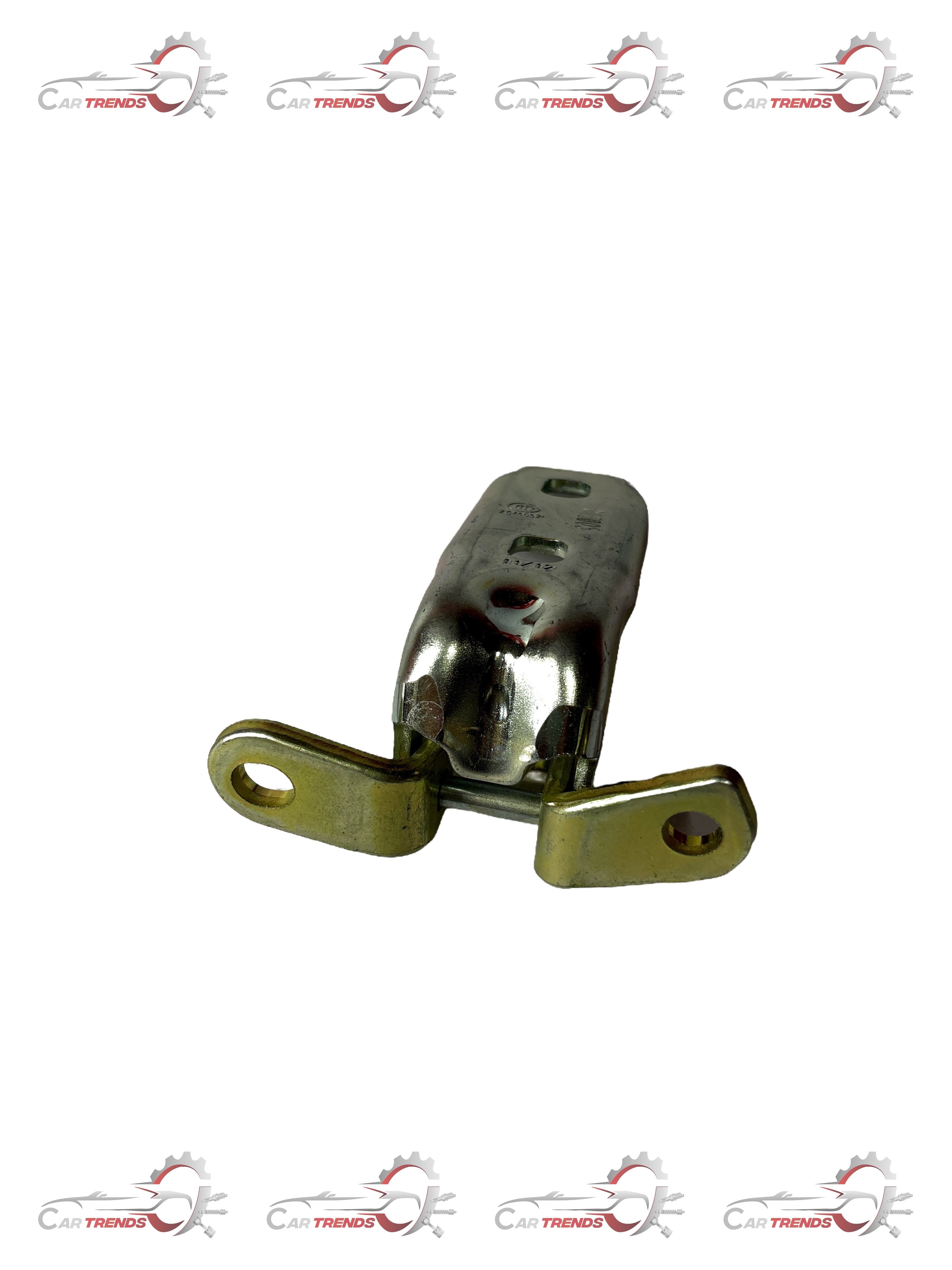 CarTrends J13501711 Cruze upper door hinge, spare car part, showing the metal hinge component with mounting holes.