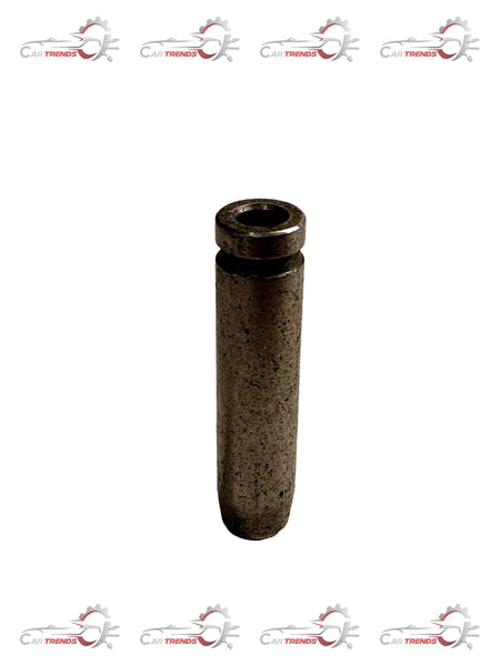 CarTrends valve guide spare part for engine, shown as a single black metal component with precise machining.