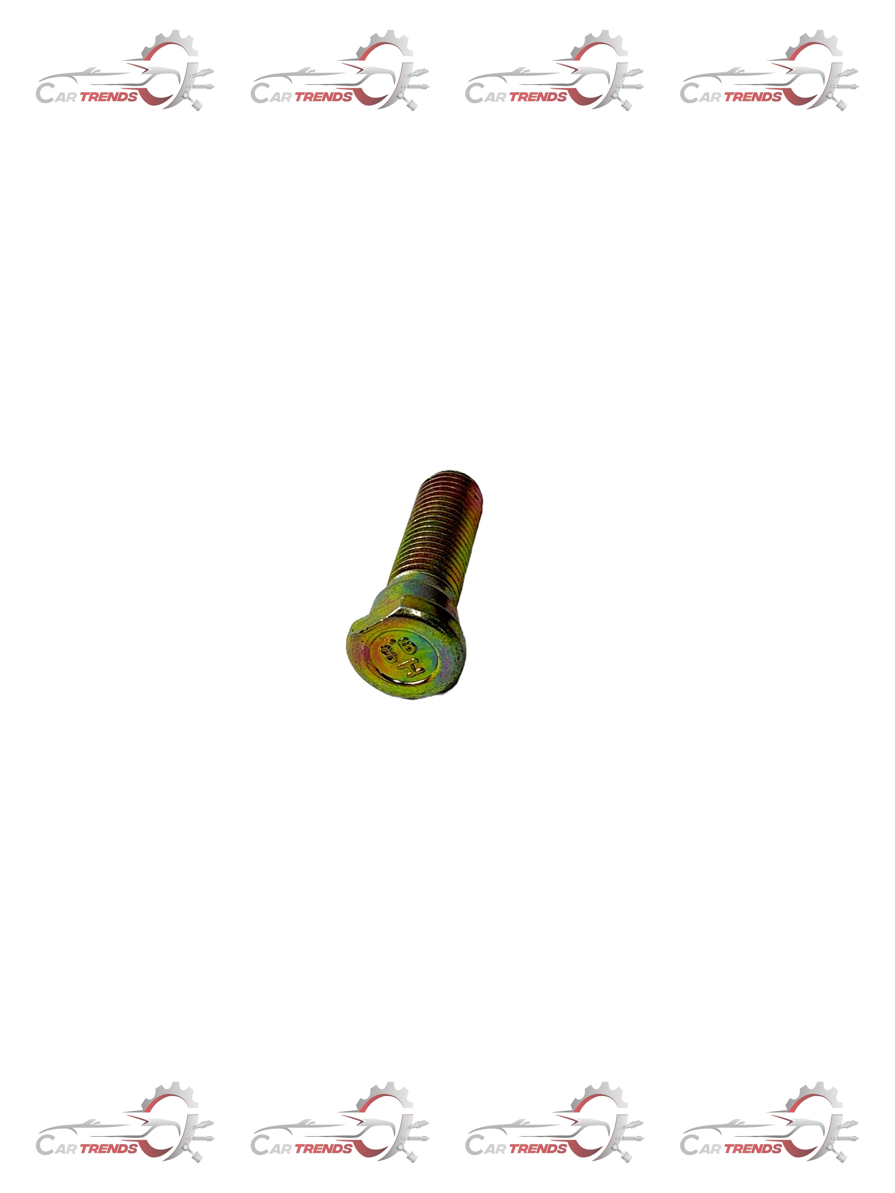 CarTrends J9026278 rear wheel bolt for Enjoy models, close-up view of the spare part showing threading and metal finish.
