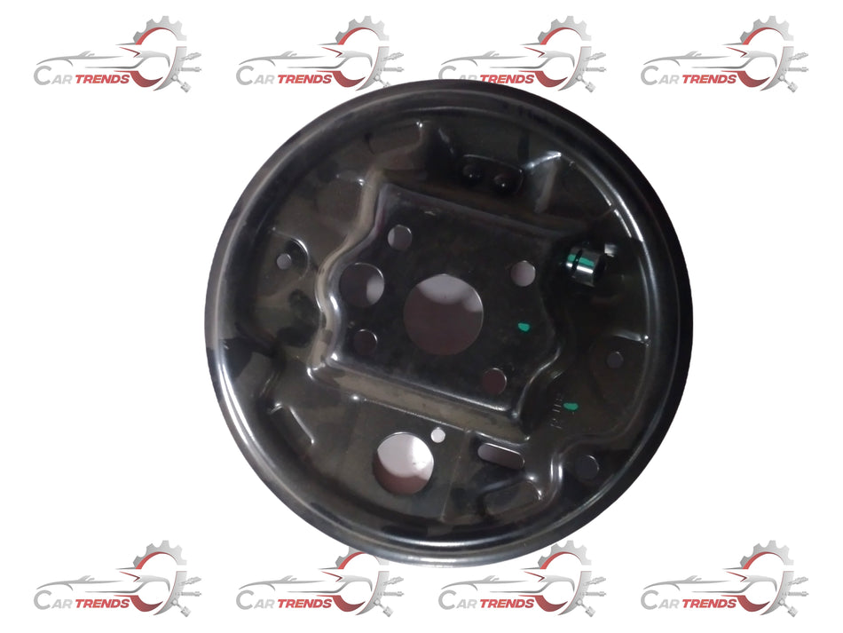 CarTrends rear right brake backing plate for Chevrolet Sail, durable spare part for rear brake system installation.