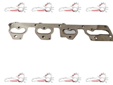 CarTrends exhaust manifold gasket for Opel Optra, close-up view of the spare part showing its shape and material.