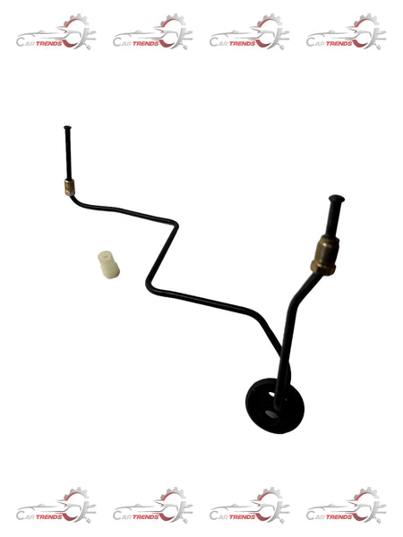 CarTrends front brake pipe for Opel Optra, automotive spare part showing metal brake pipe with fittings.
