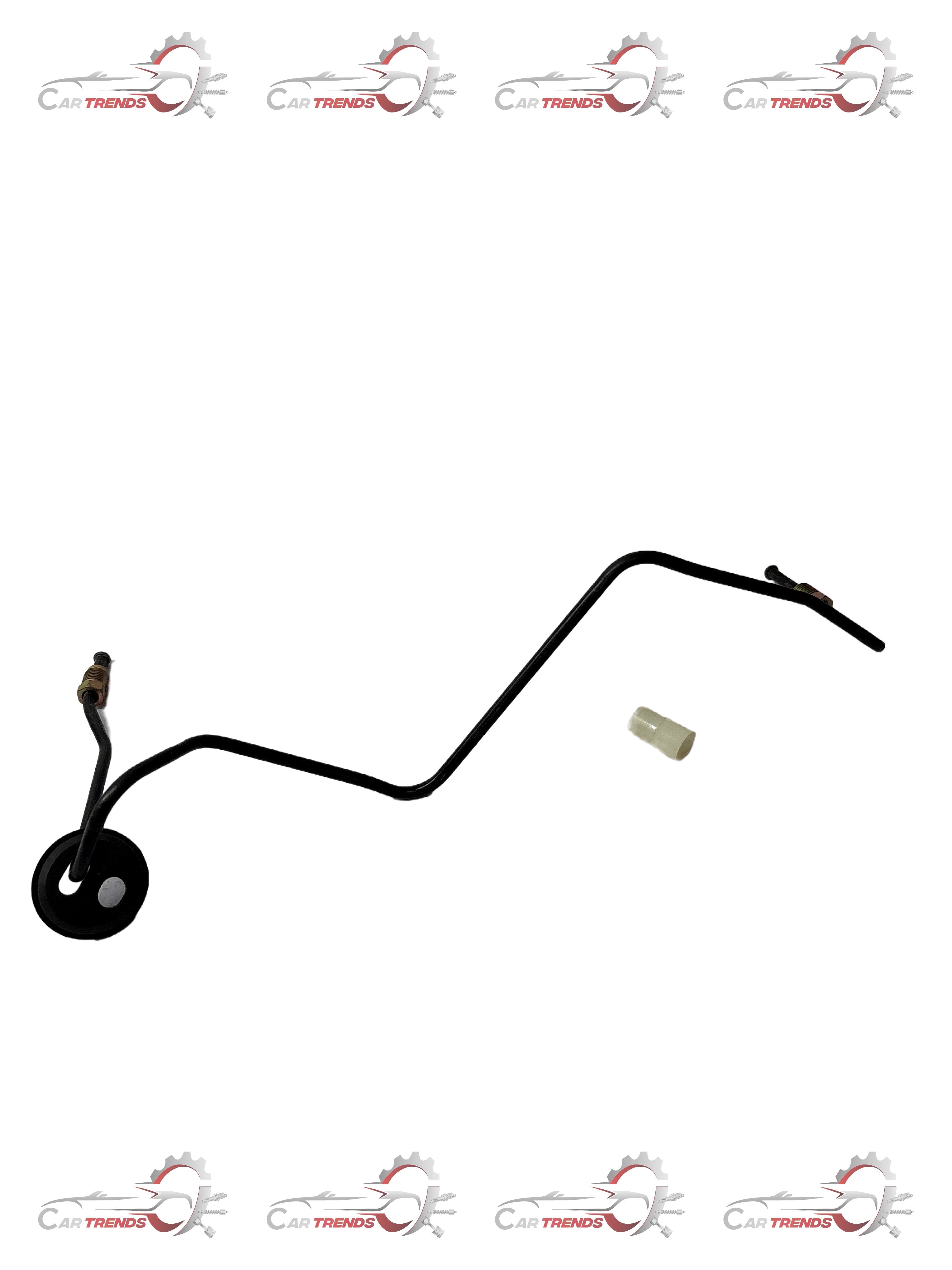 CarTrends front brake pipe for Optra, spare part, showing the metal brake line with connectors and mounting points.
