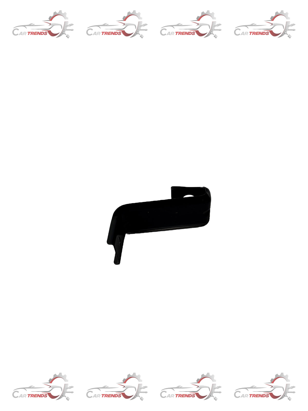 CarTrends front bumper support bar for Optra, automotive spare parts, shown in a close-up image of the black metal support component.