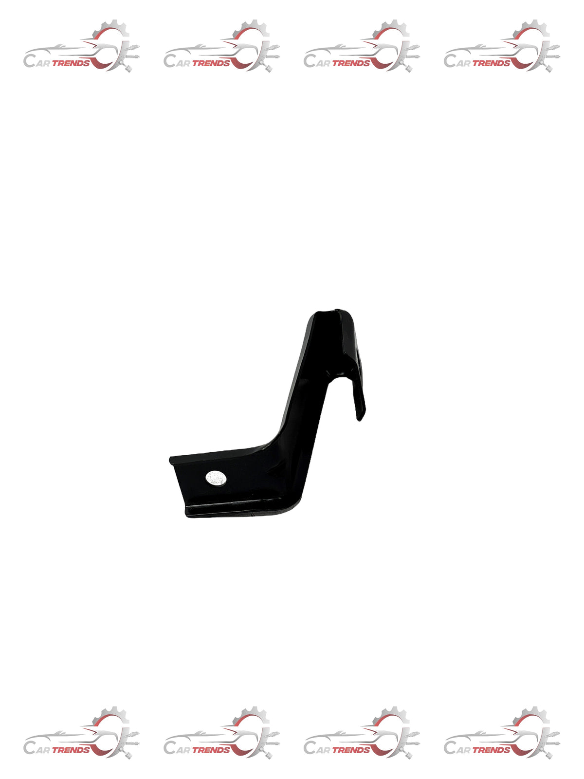 CarTrends front bumper support bar for Opel Optra, spare auto parts, shown in black metal with mounting points.
