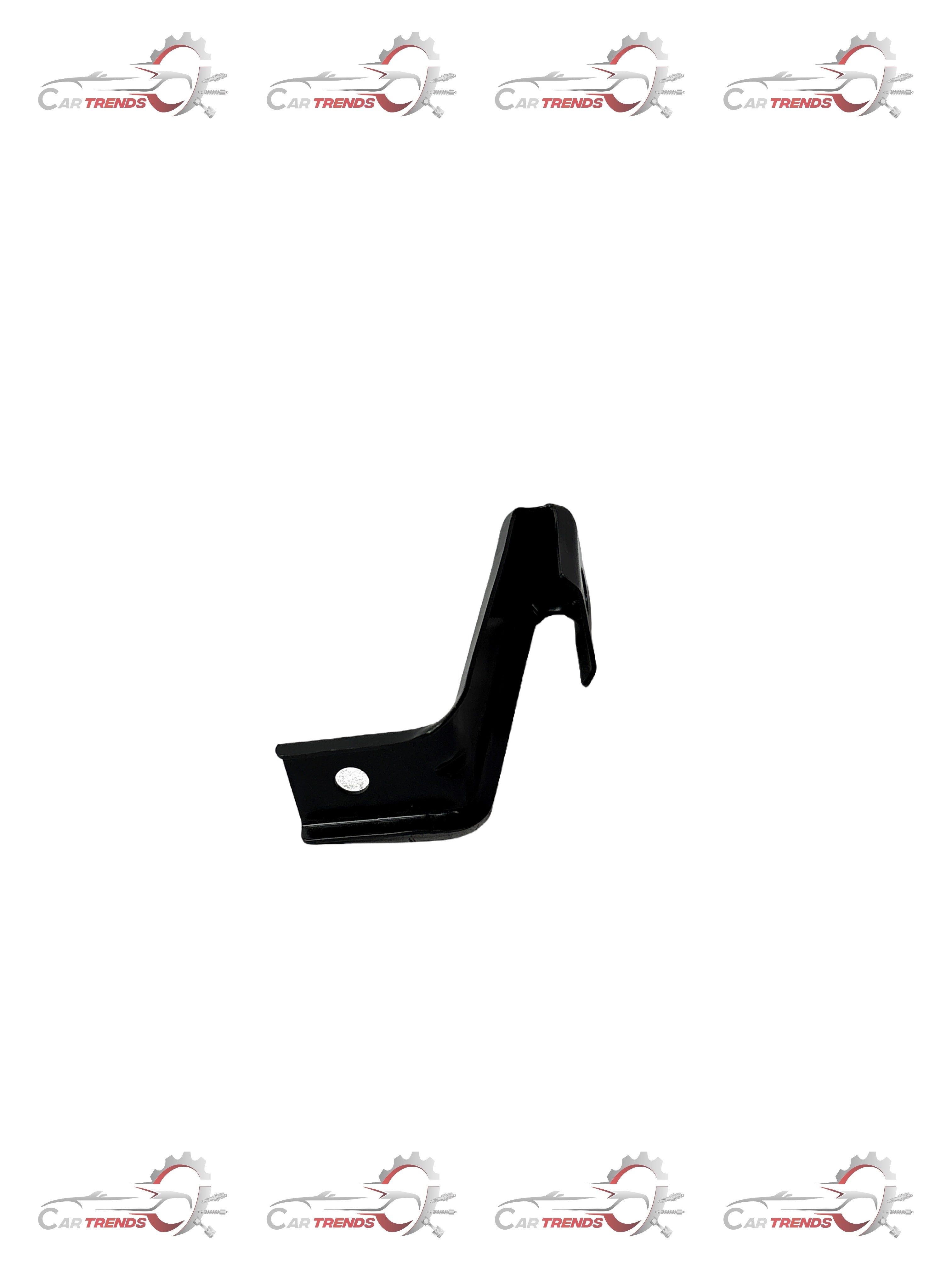 CarTrends front bumper support bar for Opel Optra, spare auto parts, shown in black metal with mounting points.
