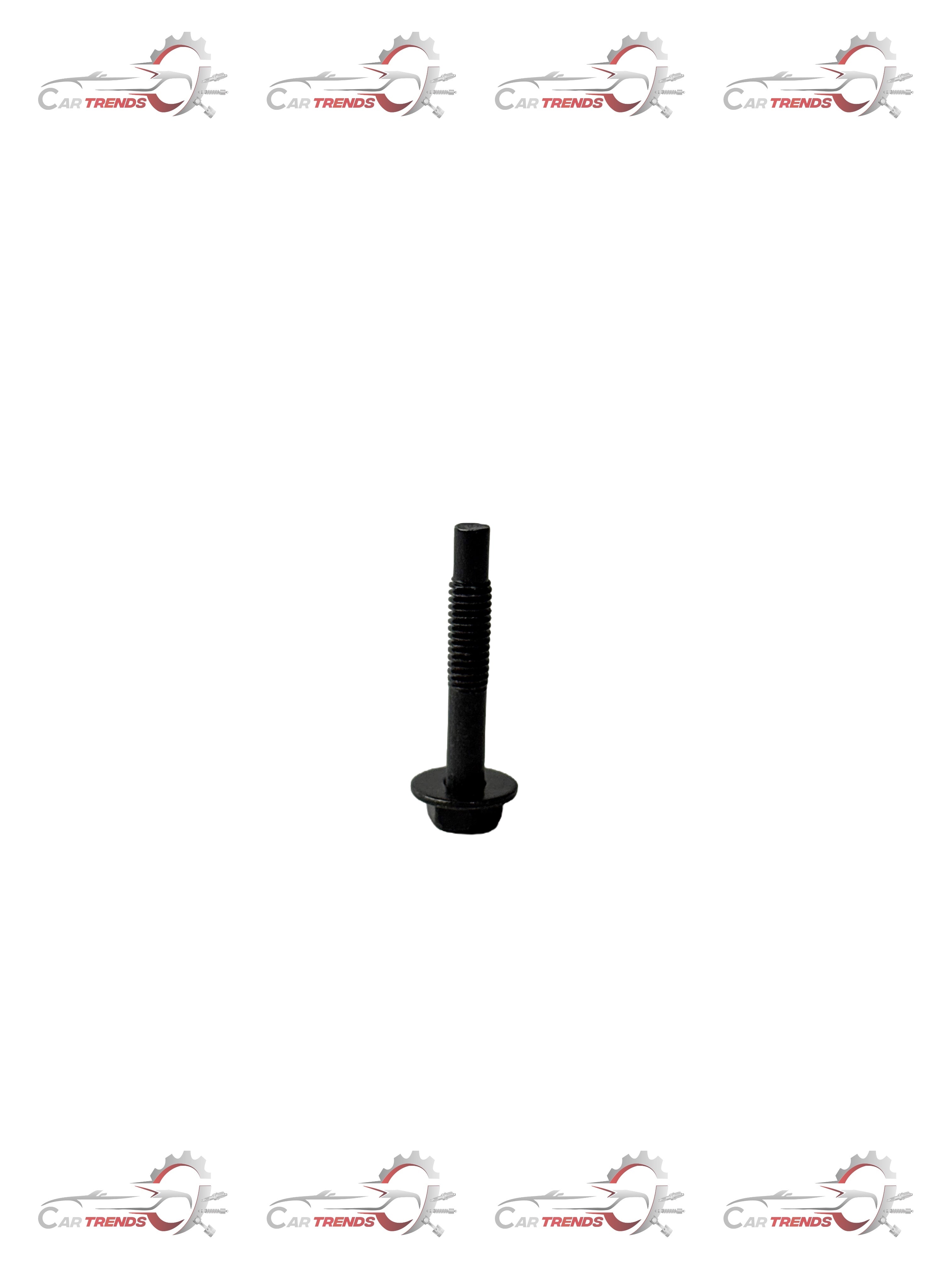 CarTrends Bolt Optra spare part, shown in close-up, with metallic finish and detailed threading for vehicle repair and replacement.