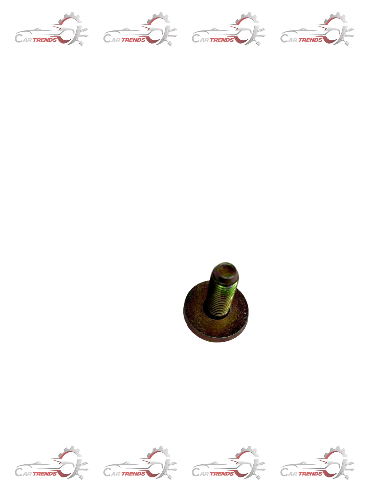 CarTrends J94501775 bolt for Optra petrol, spare car part shown in close-up with metallic finish and threaded design.