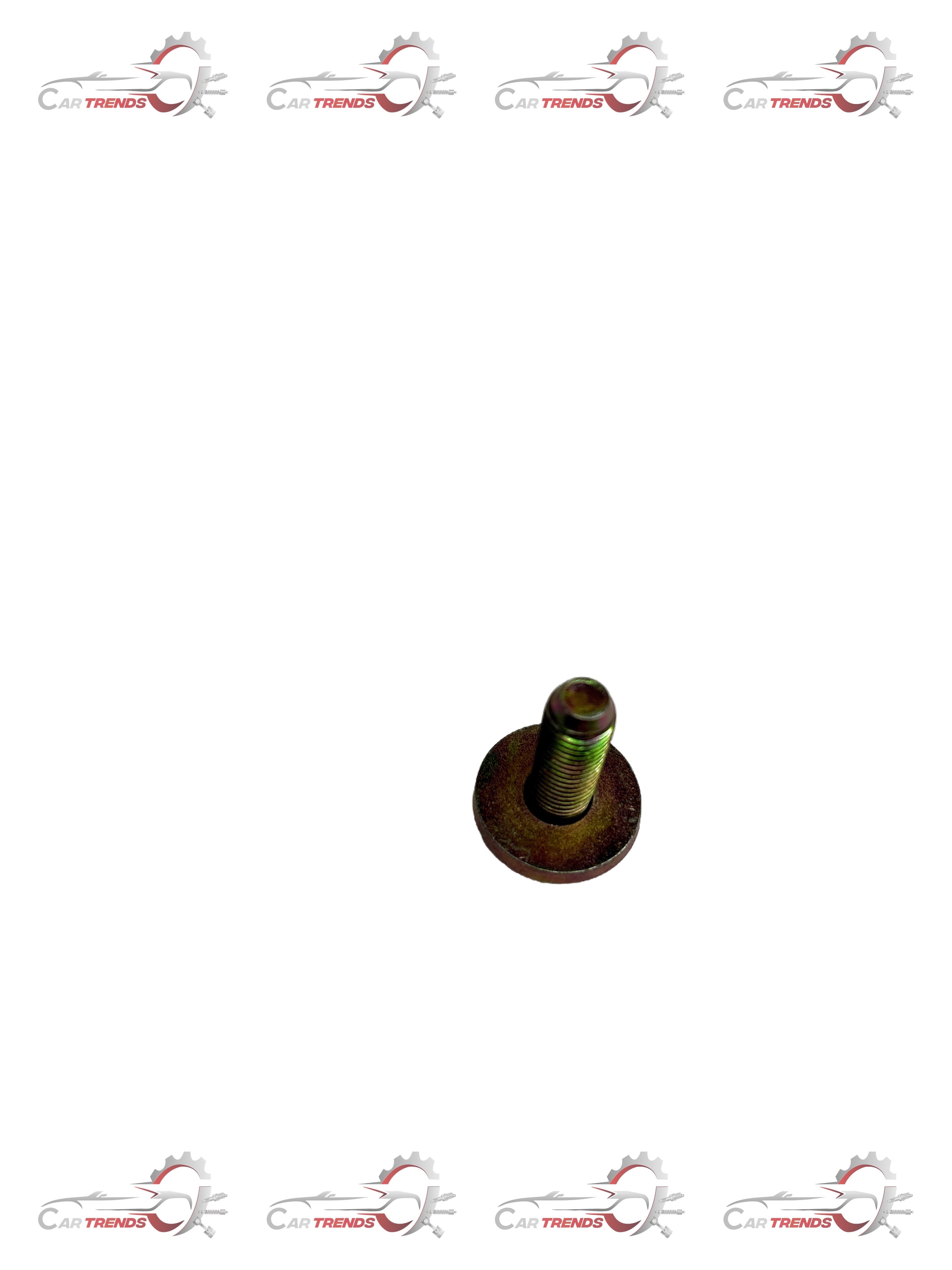 CarTrends J94501775 bolt for Optra petrol, spare car part shown in close-up with metallic finish and threaded design.