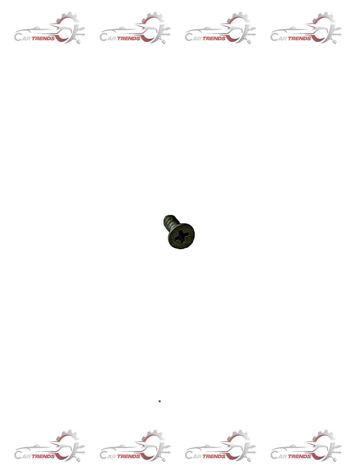 CarTrends J94520220 Screw Optra spare part, close-up of the black screw with threading and metal tip for vehicle repair.
