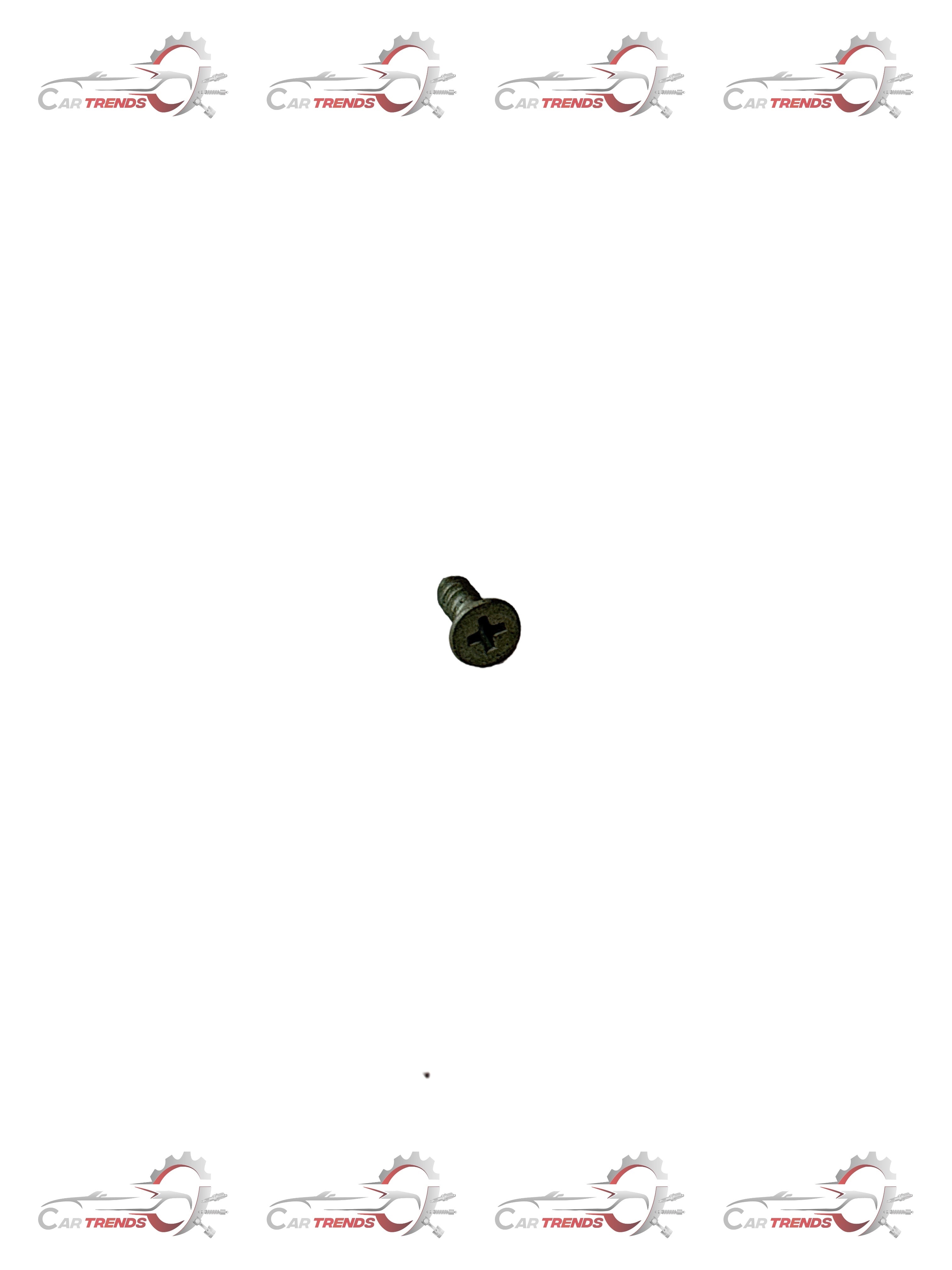 CarTrends J94520220 Screw Optra spare part, close-up of the black screw with threading and metal tip for vehicle repair.