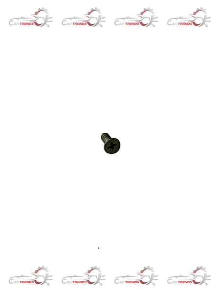 CarTrends J94520220 Screw Optra spare part, close-up of the black screw with threading and metal tip for vehicle repair.