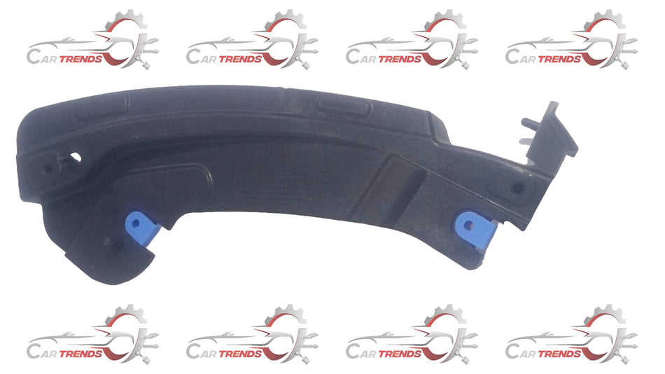 CarTrends front left bumper bracket for Chevrolet Cruze, spare part, shown mounted on vehicle in an outdoor setting.