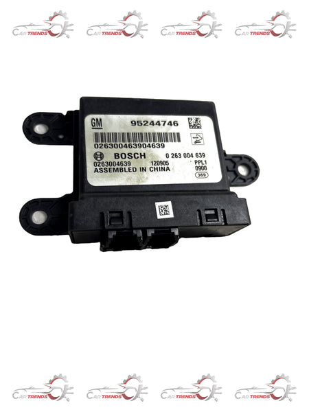 CarTrends parking assistant module for Chevrolet Cruze, vehicle spare part with connectors and electronic components.