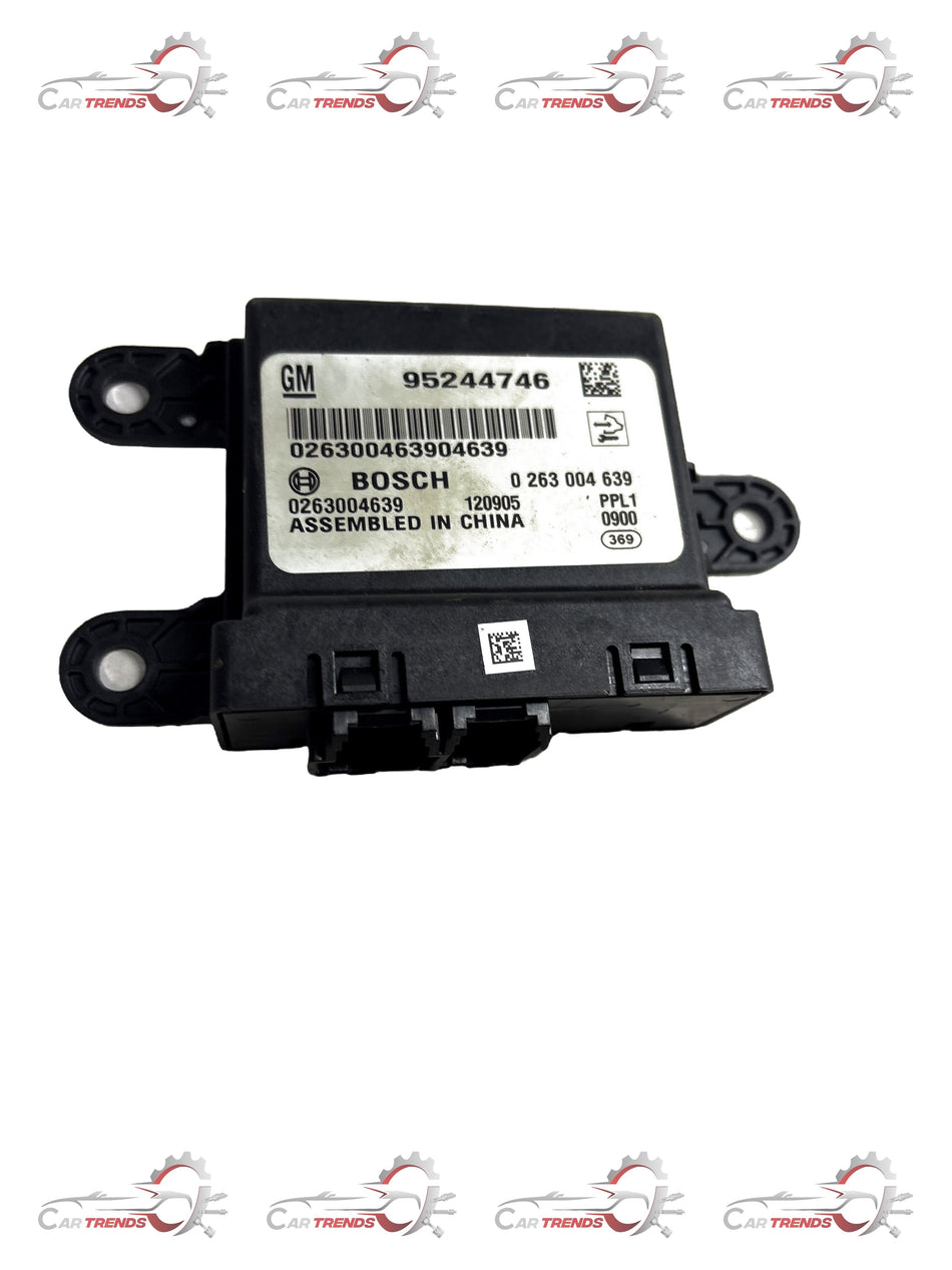 CarTrends parking assistant module for Chevrolet Cruze, vehicle spare part with connectors and electronic components.