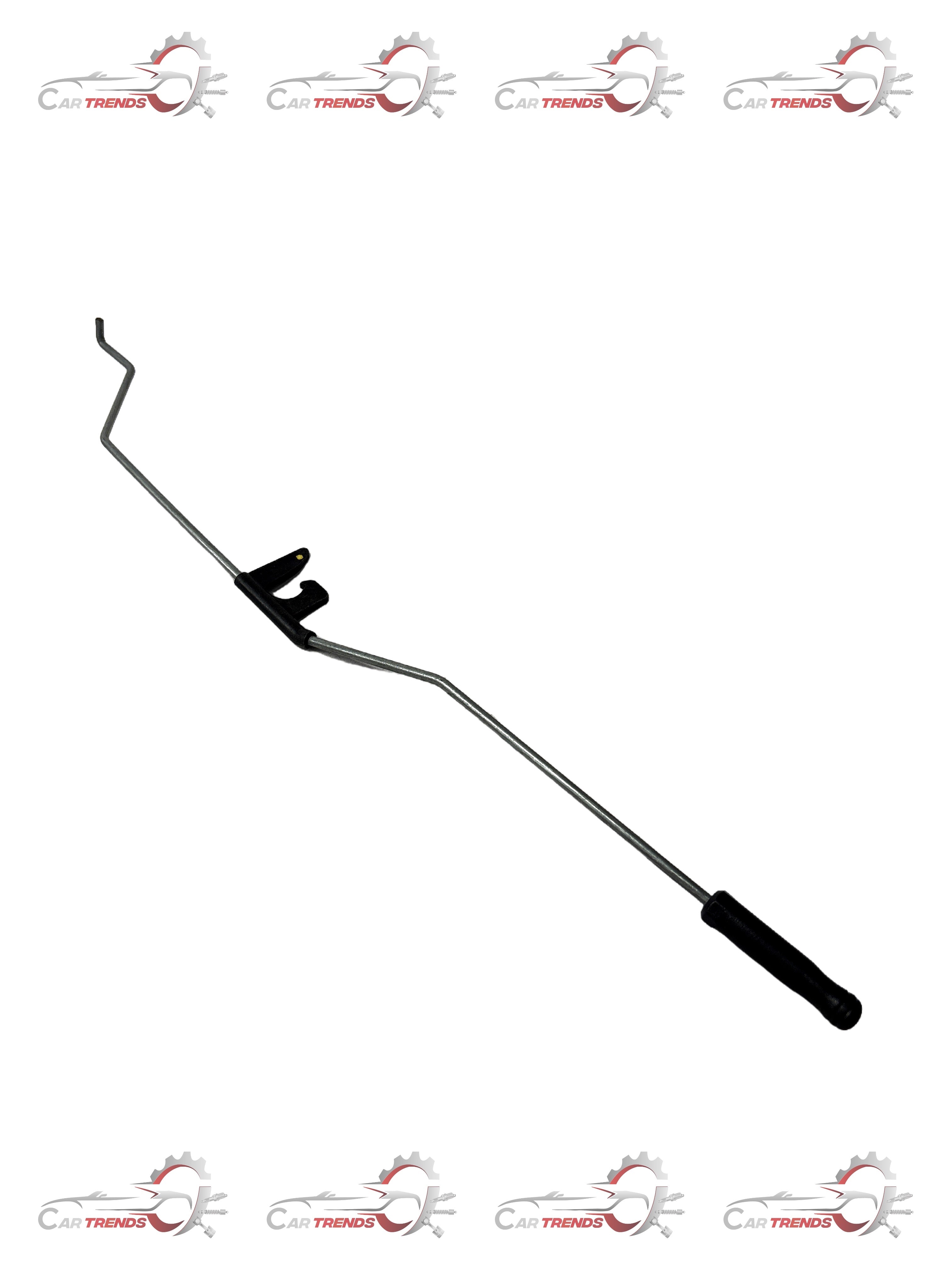 CarTrends J95950071 front leakage rod beat left side, a spare auto part with metal components for vehicle maintenance.