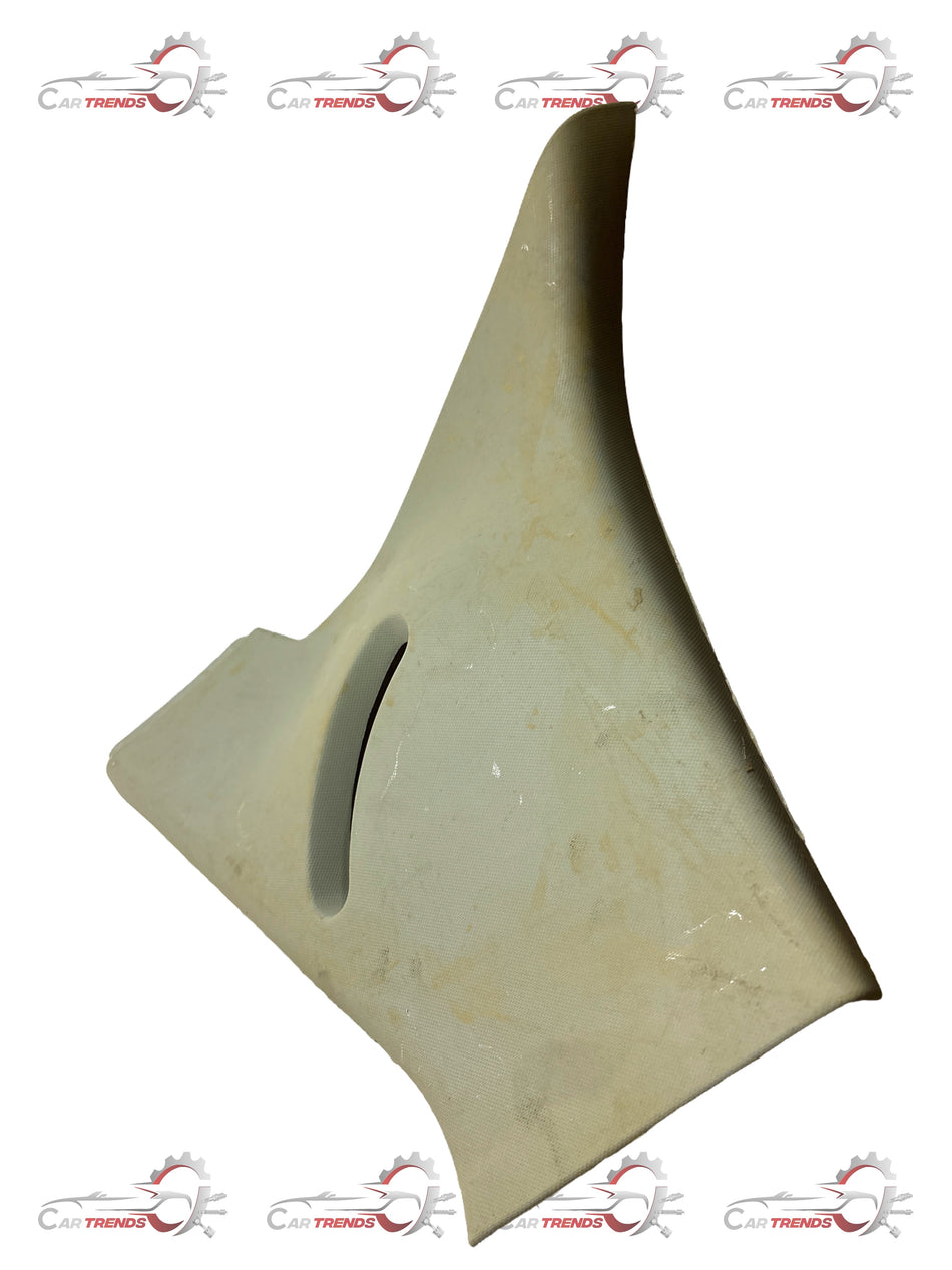 CarTrends quarter window moulding garnish for the left side, spare part for vehicle exterior trim, shown in the image.