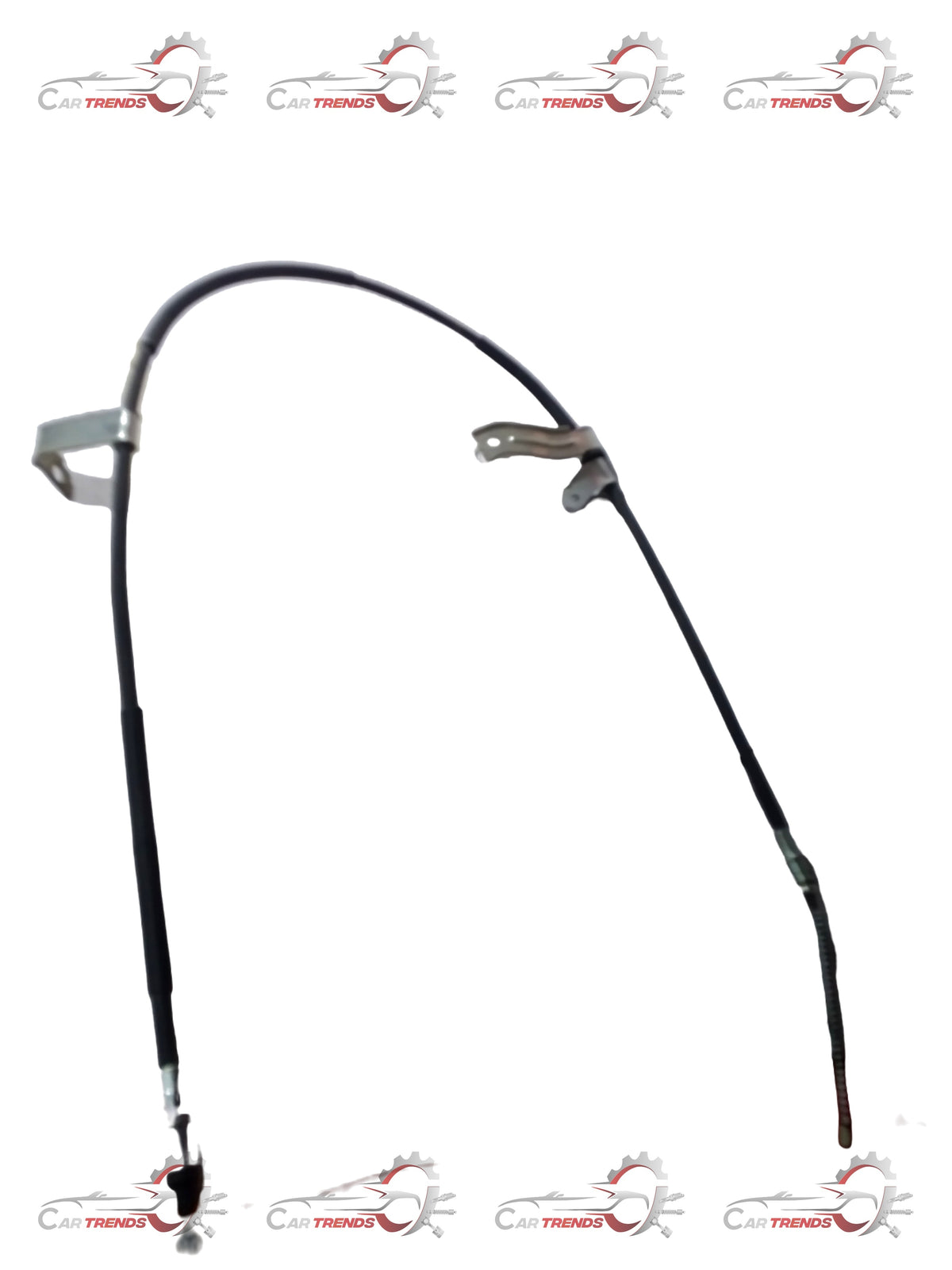 CarTrends rear parking brake cable for right side, spare part for vehicle parking brake system, shown in the image.