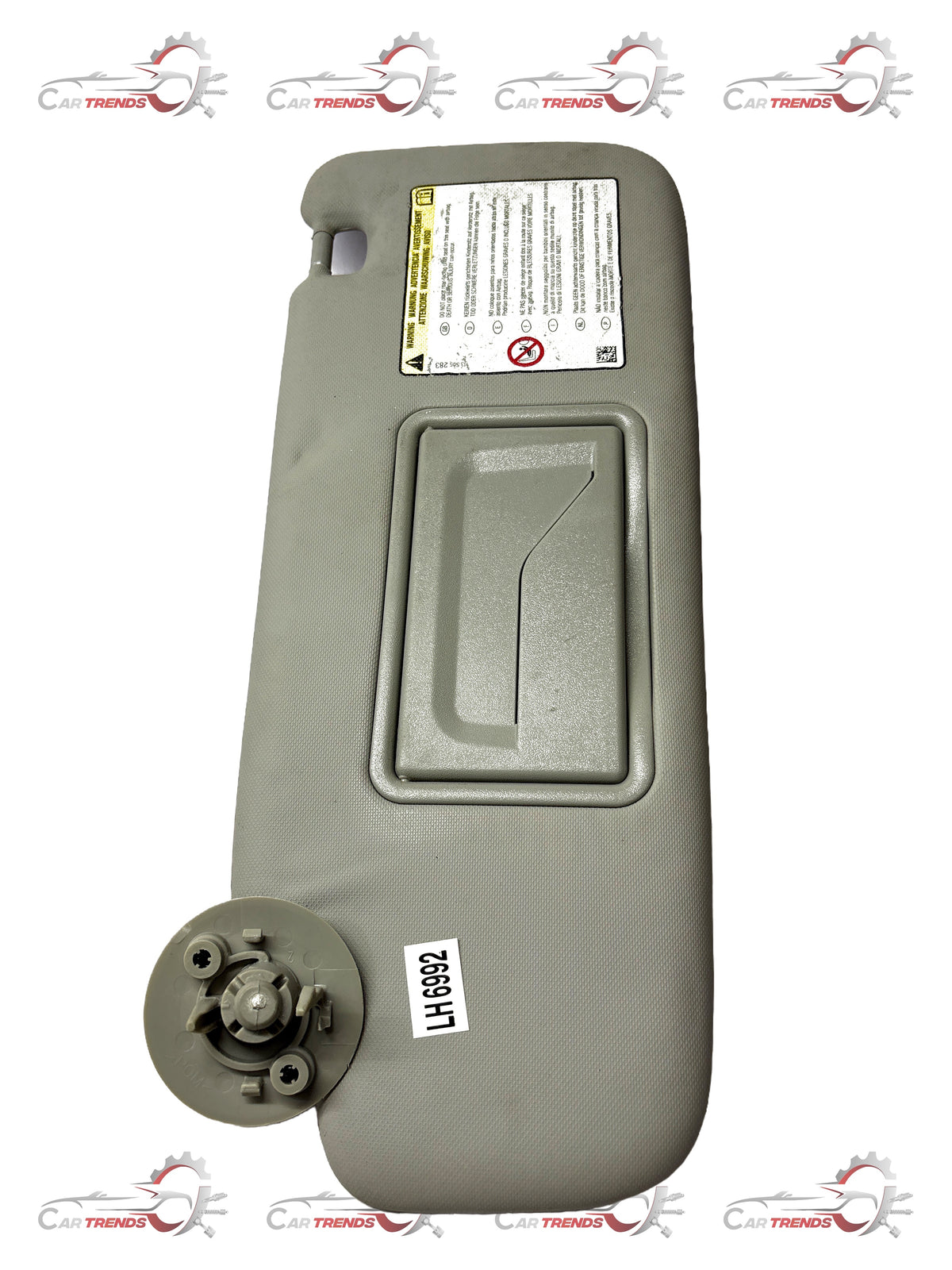 CarTrends Sunshade Beat left side spare part for vehicle, shown in natural color on white background.