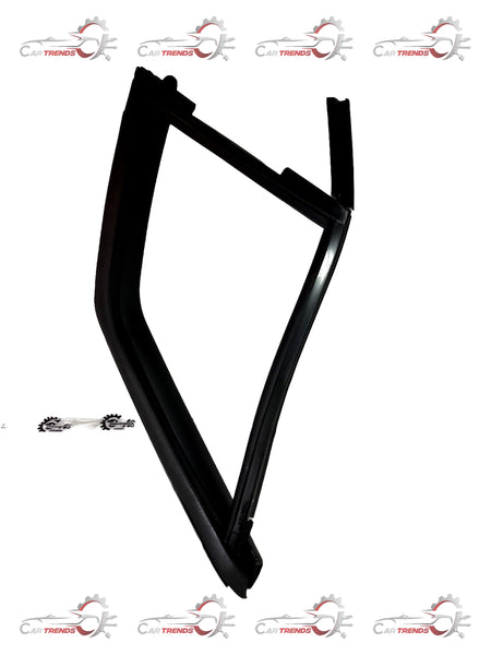 CarTrends front right weatherstrip beat for vehicle, close-up of the rubber seal part for car door or window.