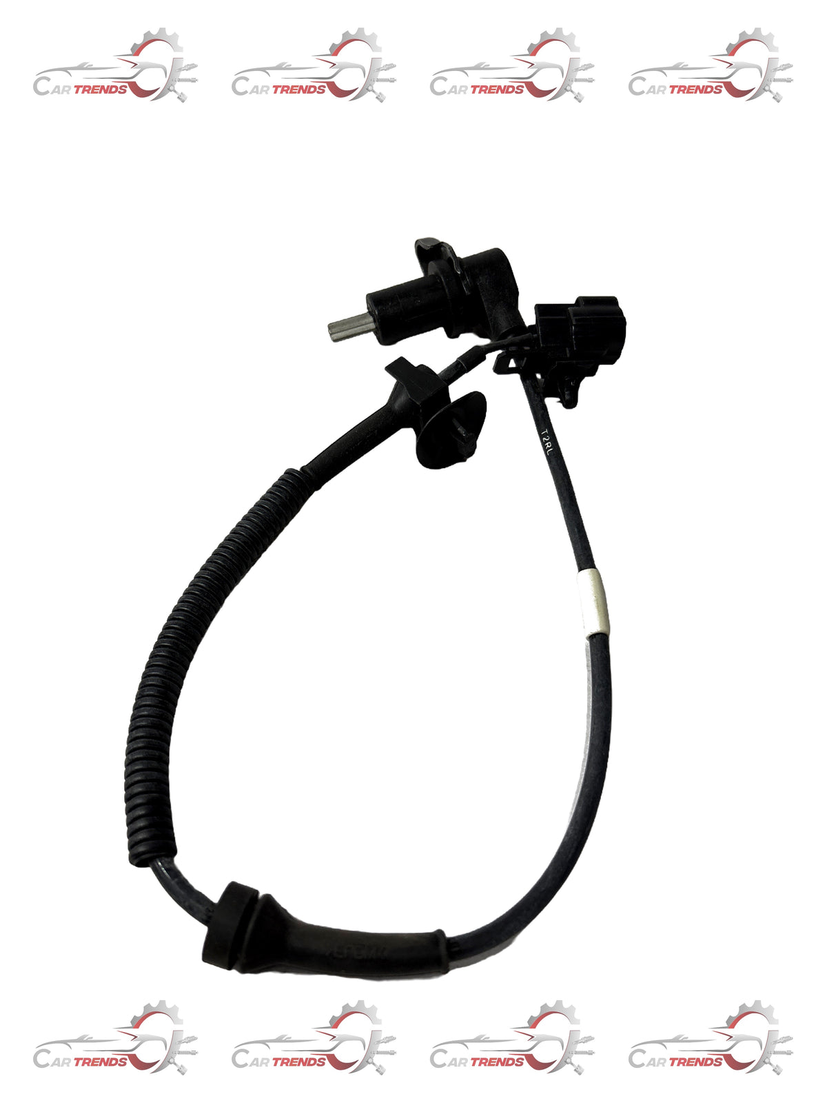 CarTrends rear left wheel speed sensor for Aveo, automotive spare part, visible sensor and wiring in close-up image.