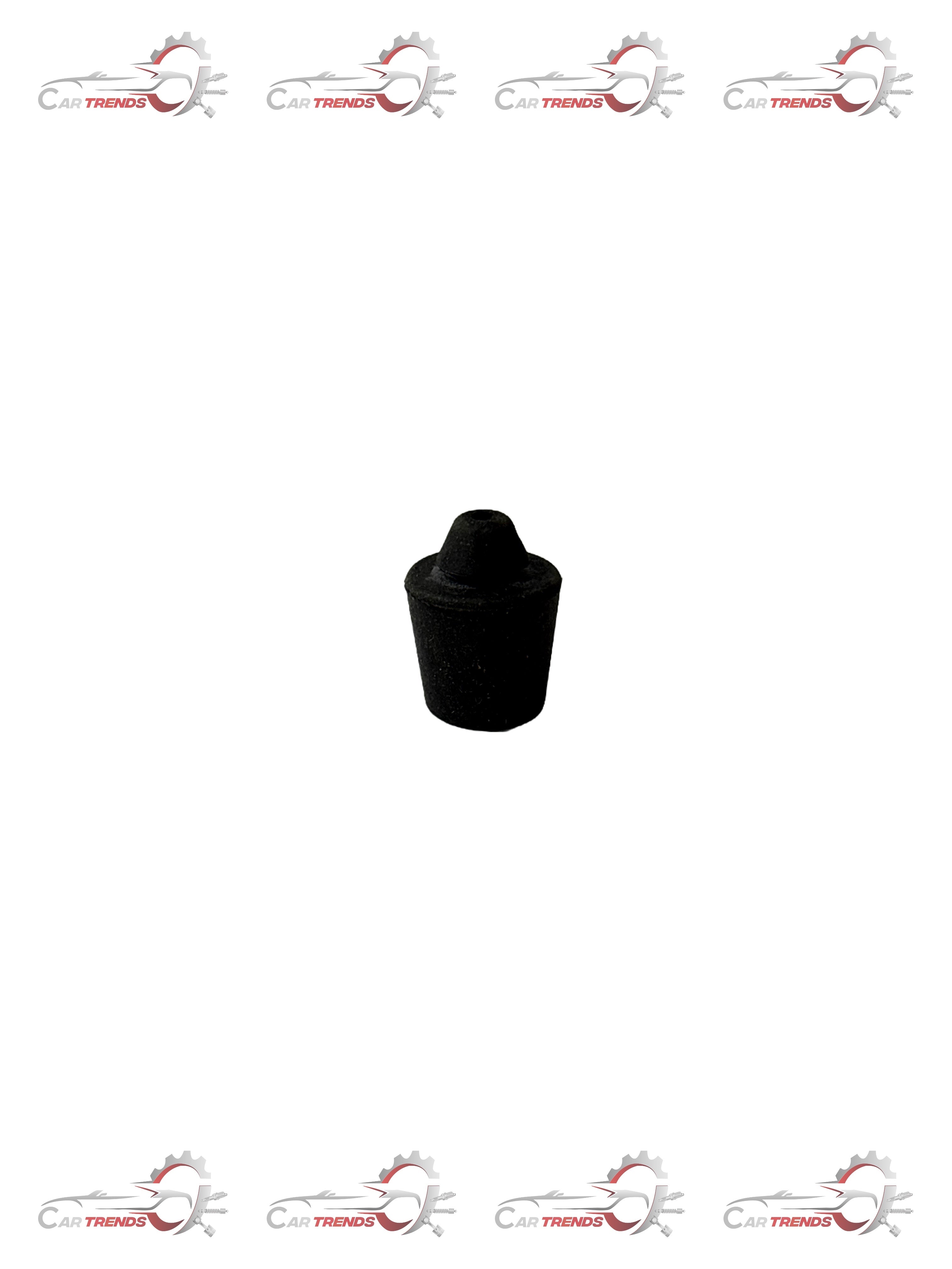 CarTrends Buffer Hood for Opel Optra Petrol spare parts, close-up of the black buffer hood replacement.