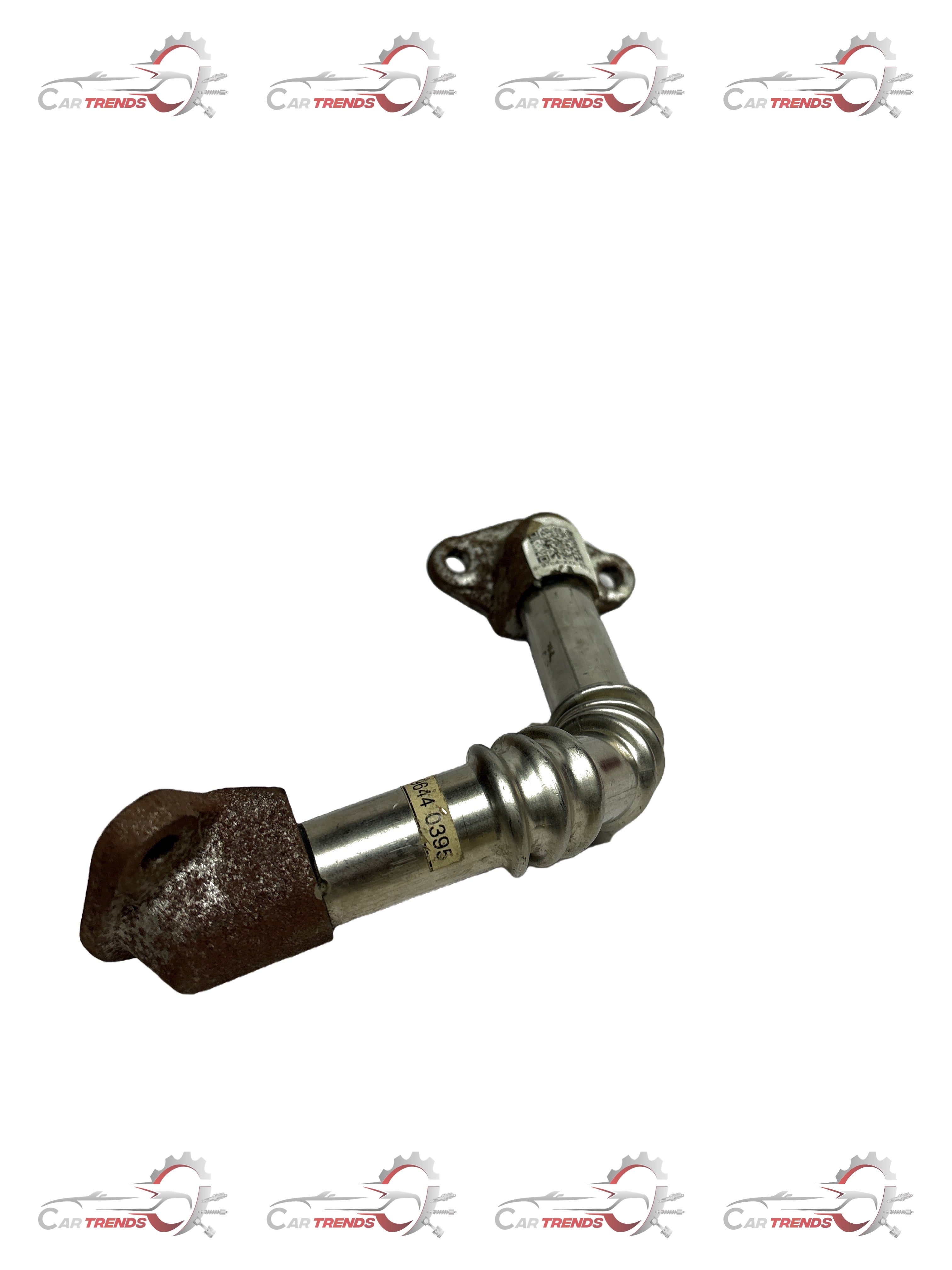 CarTrends EGR valve pipe for Optra, automotive spare part showing the metal EGR valve pipe component.