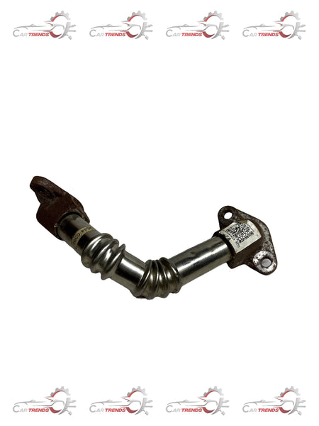 CarTrends EGR valve pipe for Opel Optra, spare automotive part, showing the metal pipe component with connectors and fittings.