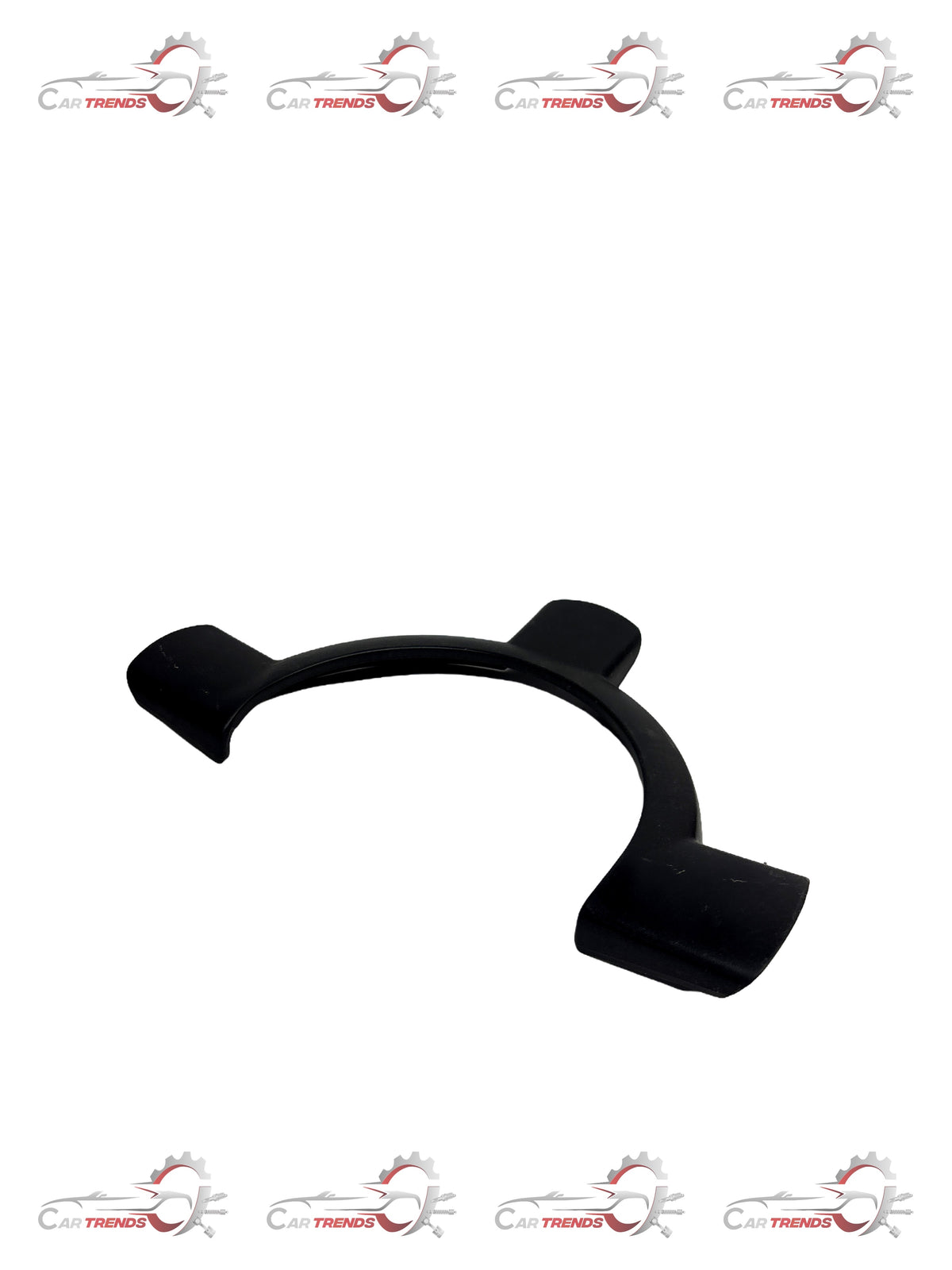 CarTrends Spark upper steering wheel cover, a spare part with a textured black finish, designed for vehicle steering wheels.