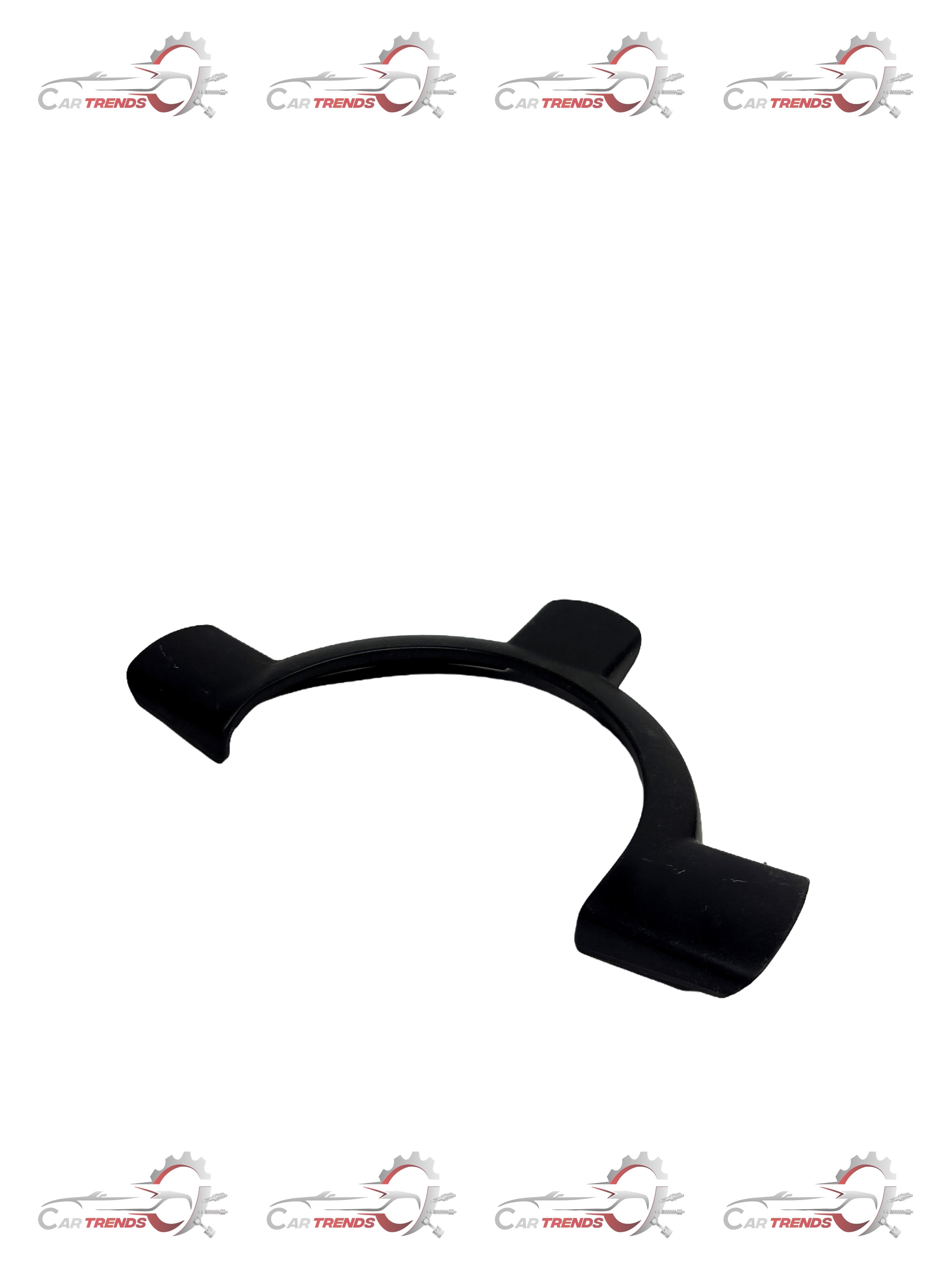 CarTrends Spark upper steering wheel cover, a spare part with a textured black finish, designed for vehicle steering wheels.