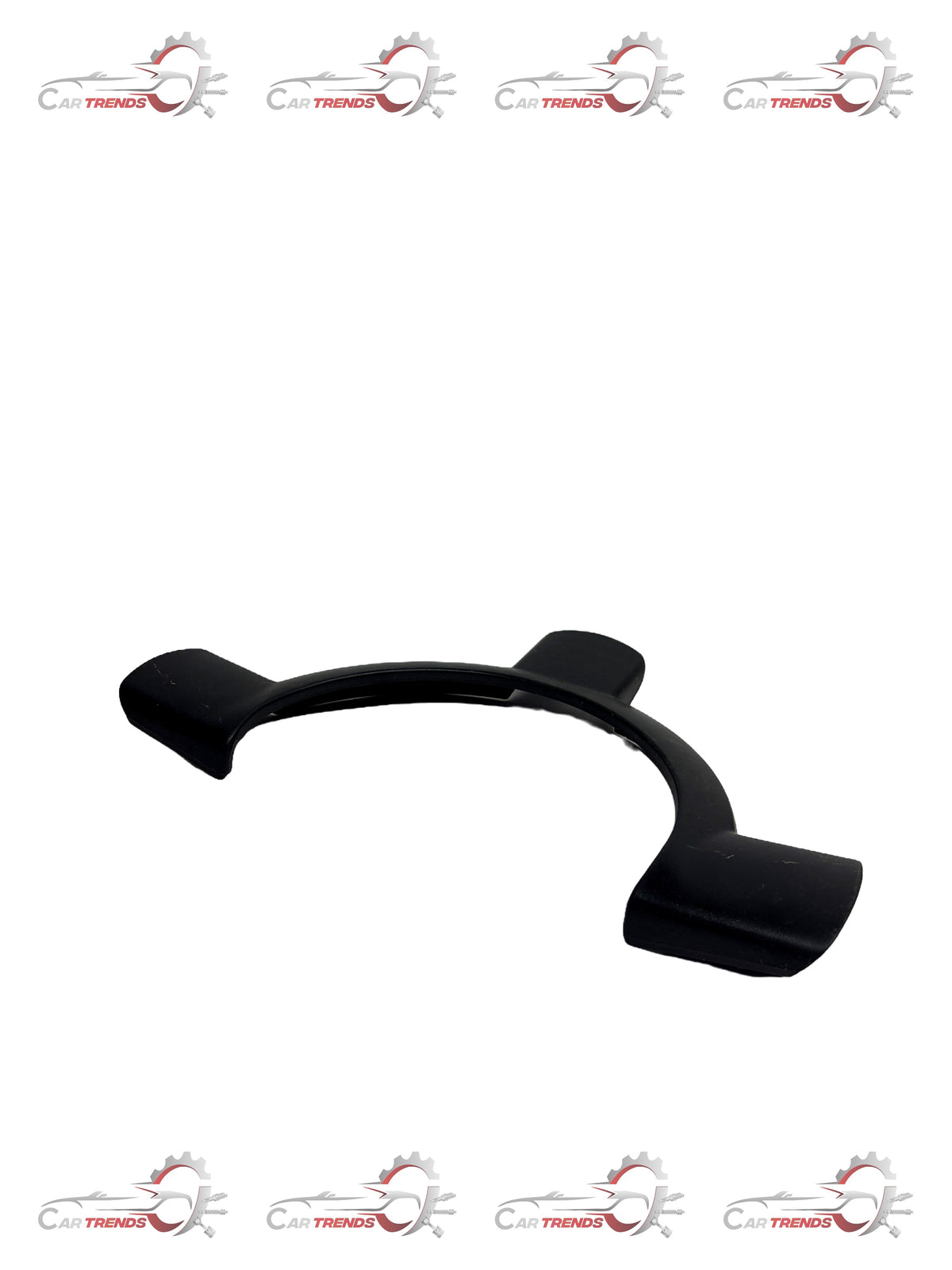 CarTrends Spark upper steering wheel cover, spare part, with textured black material and ergonomic design for vehicle interior.